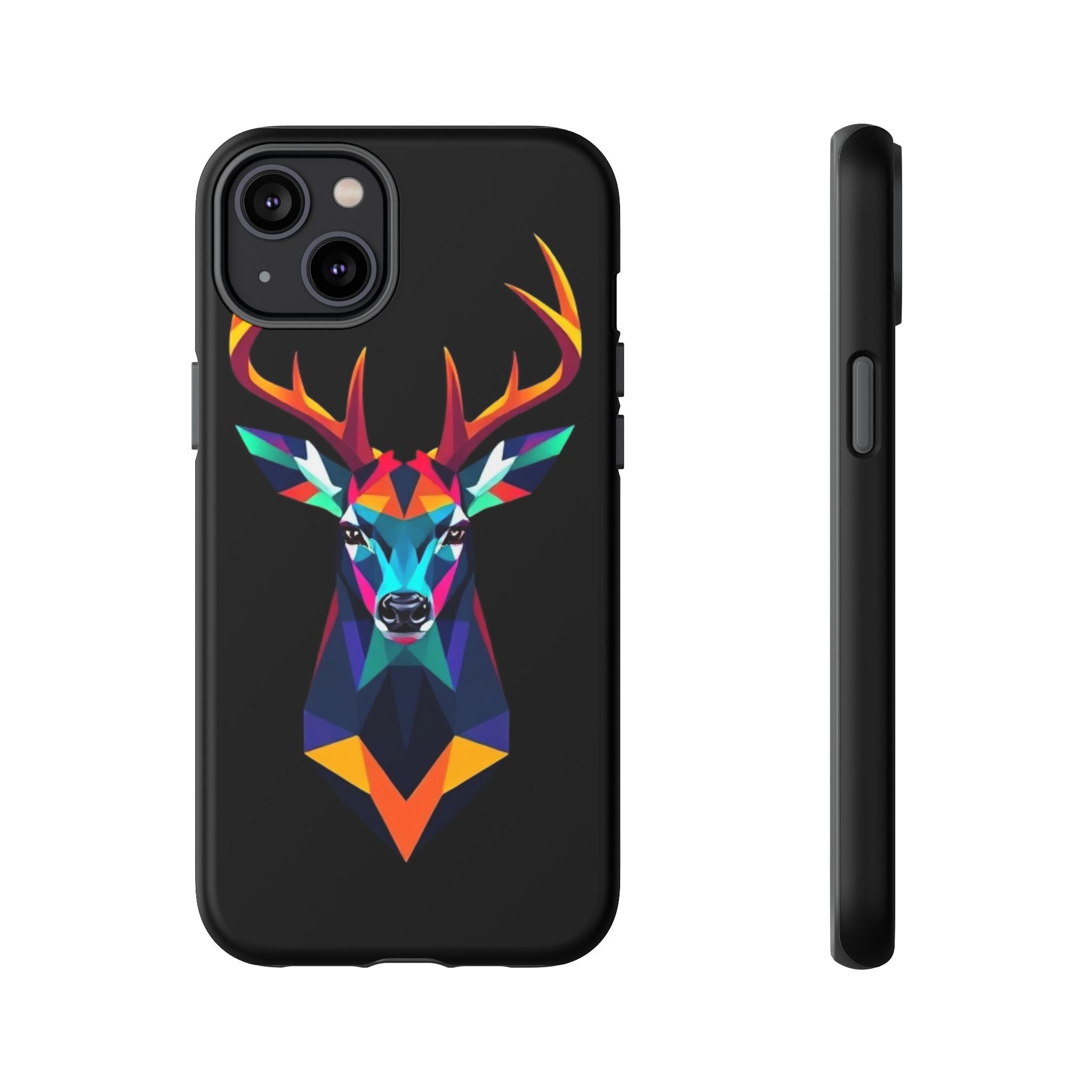 Colorful Fractal Deer Art Design Tough Case For Android & iPhone