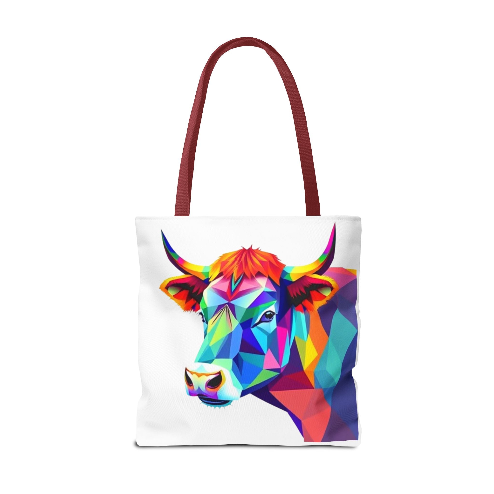 Colorful Cow Design - Tote Bag