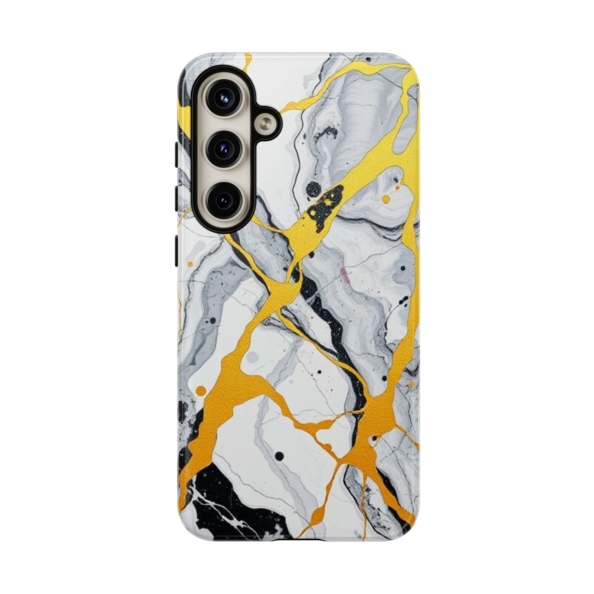 Beautiful Marble and Gold Design Tough Cases For Android & iPhone