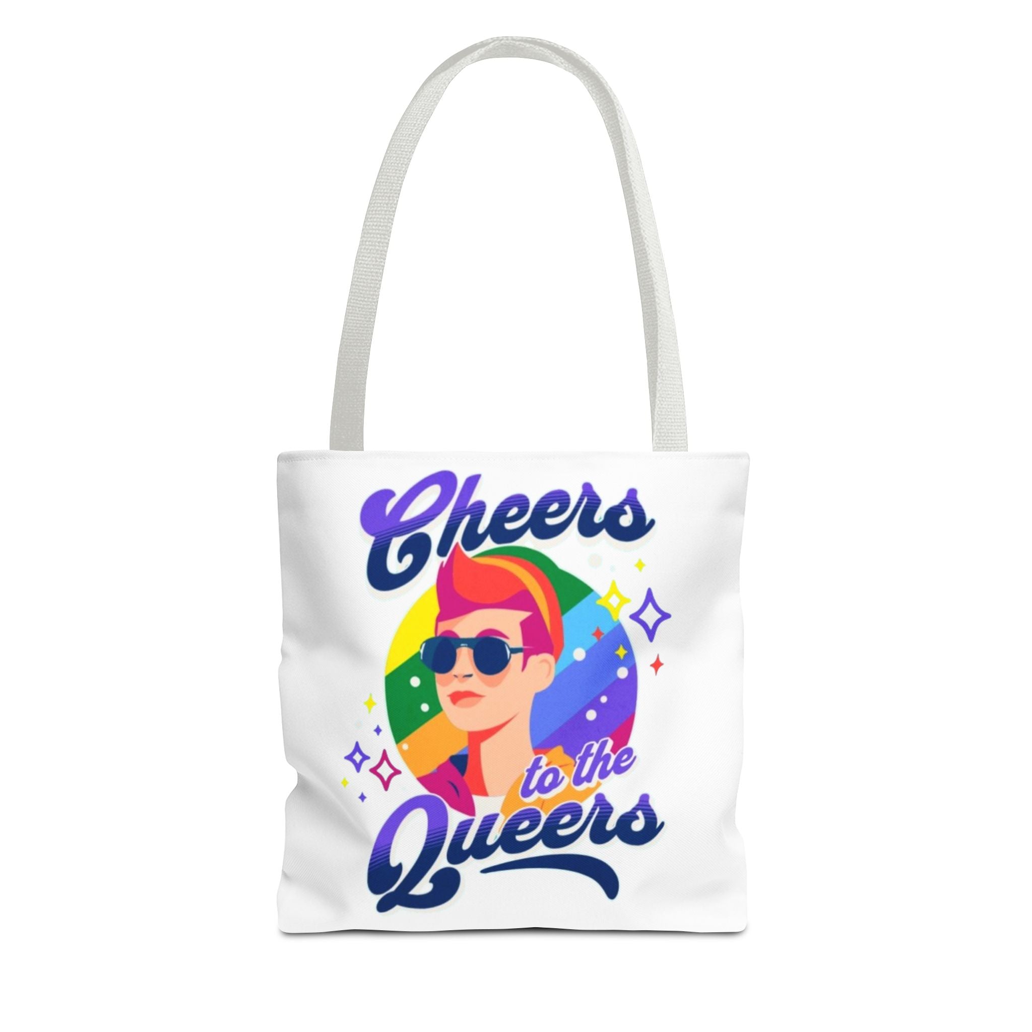 Cheers to the Queers Design LGBTQIA+ themed Tote bag