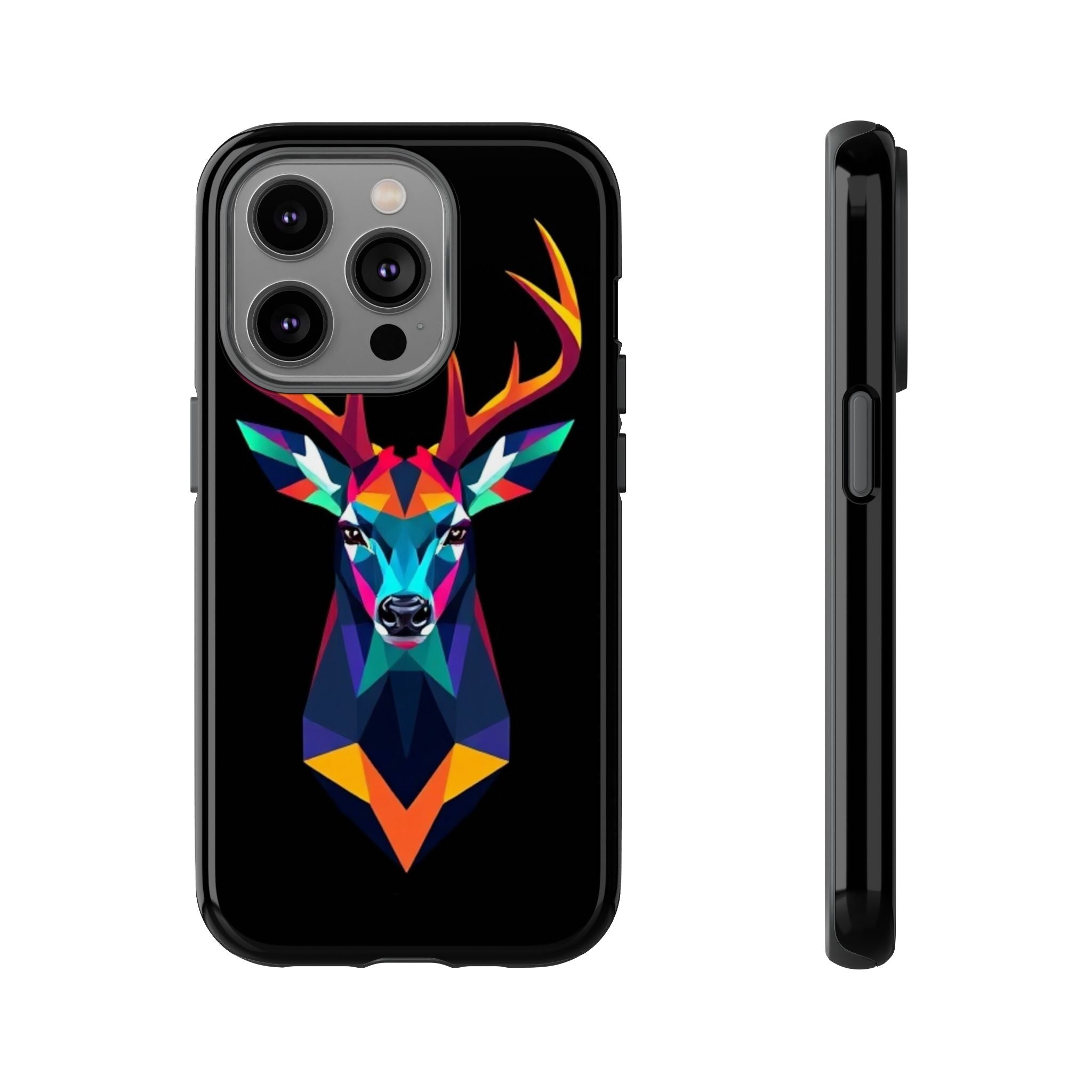 Colorful Fractal Deer Art Design Tough Case For Android & iPhone