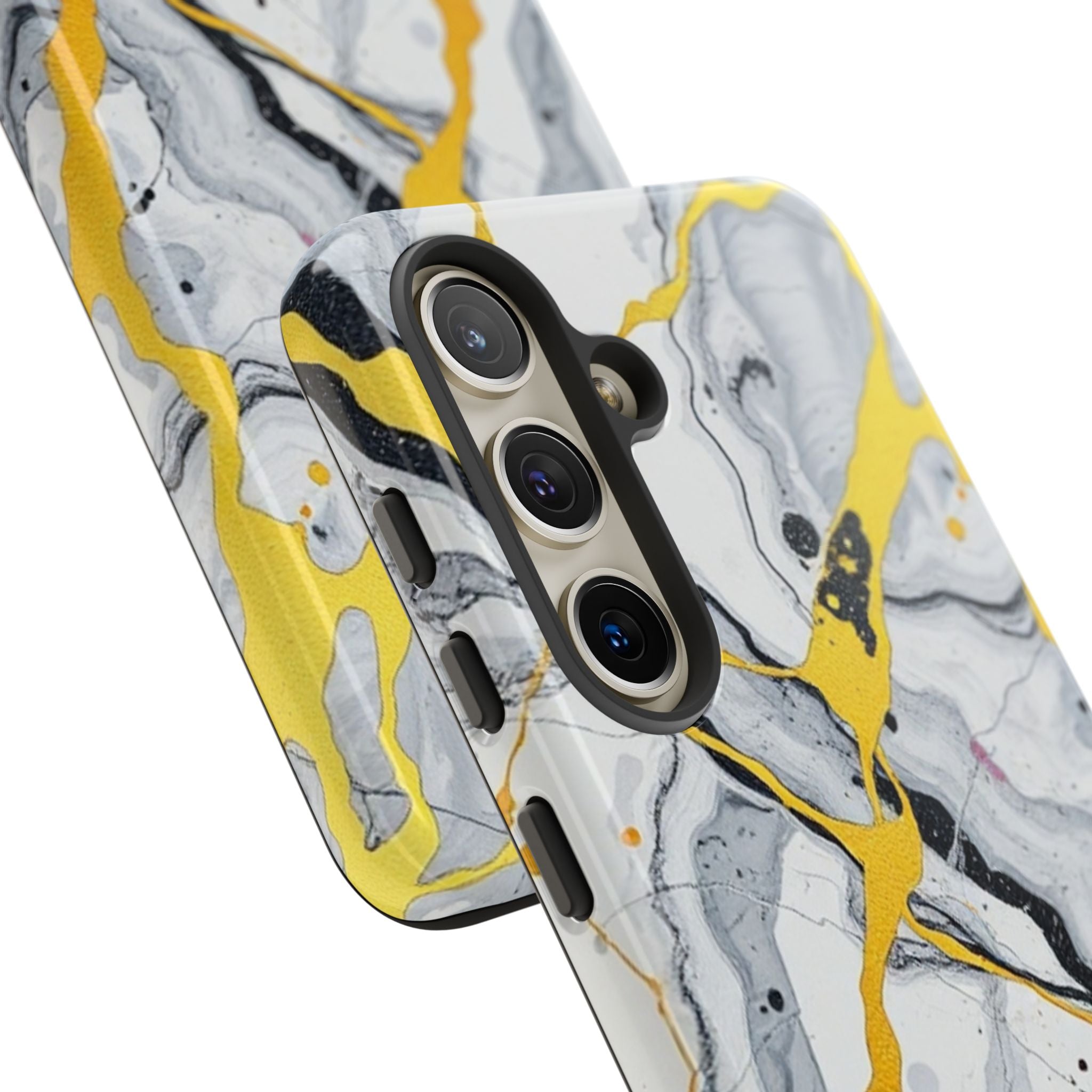 Beautiful Marble and Gold Design Tough Cases For Android & iPhone