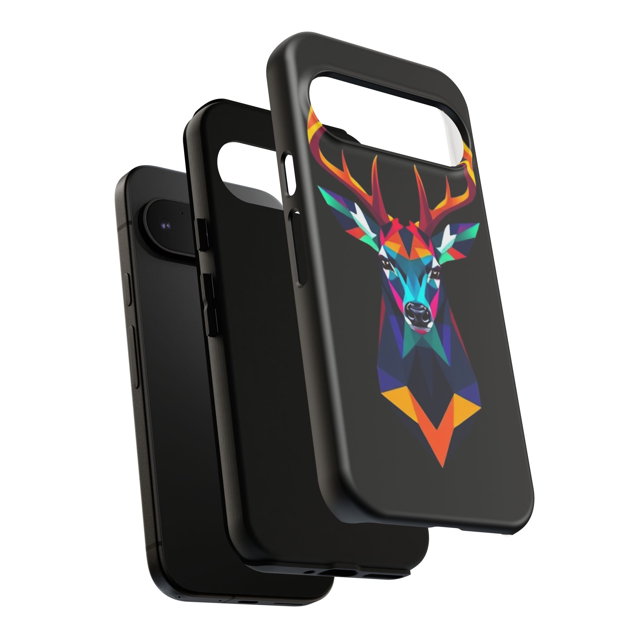 Colorful Fractal Deer Art Design Tough Case For Android & iPhone