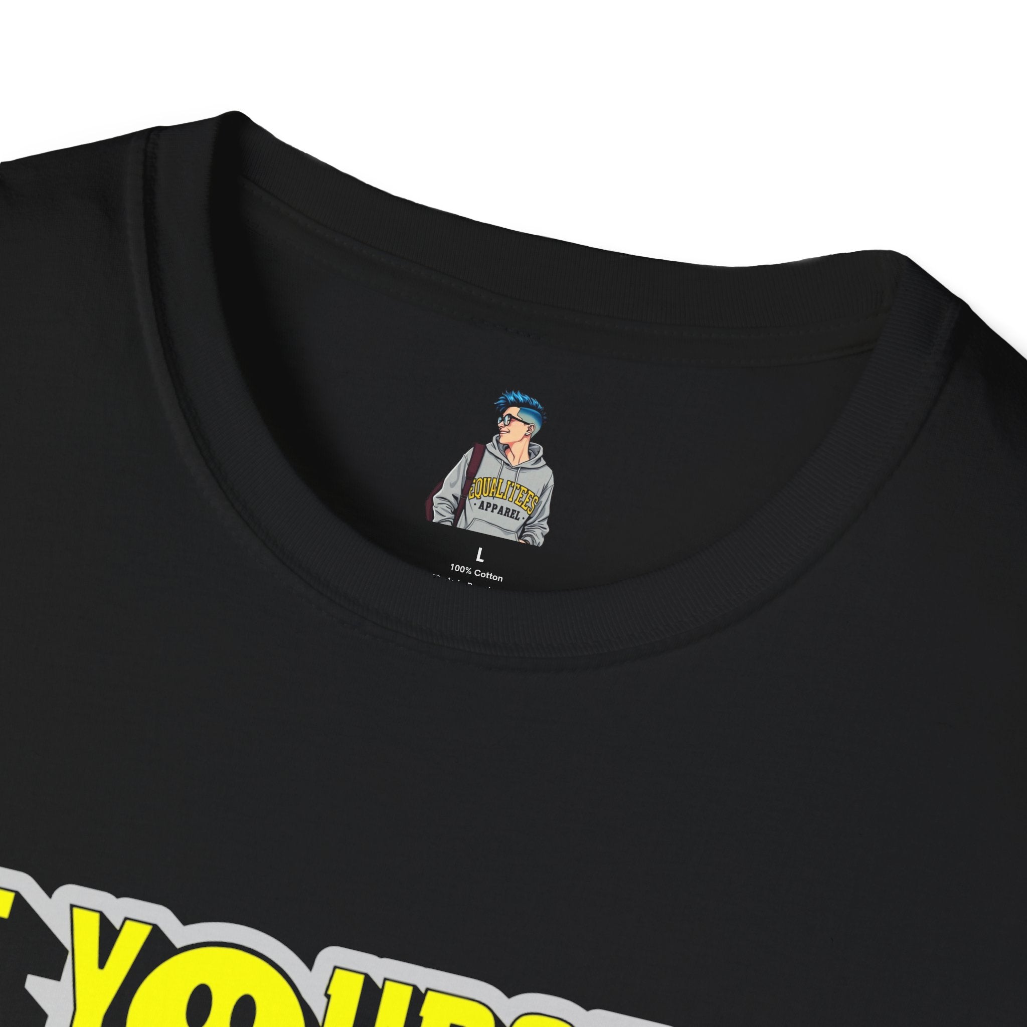 Be Yourself Smiley Unisex Softstyle T-Shirt