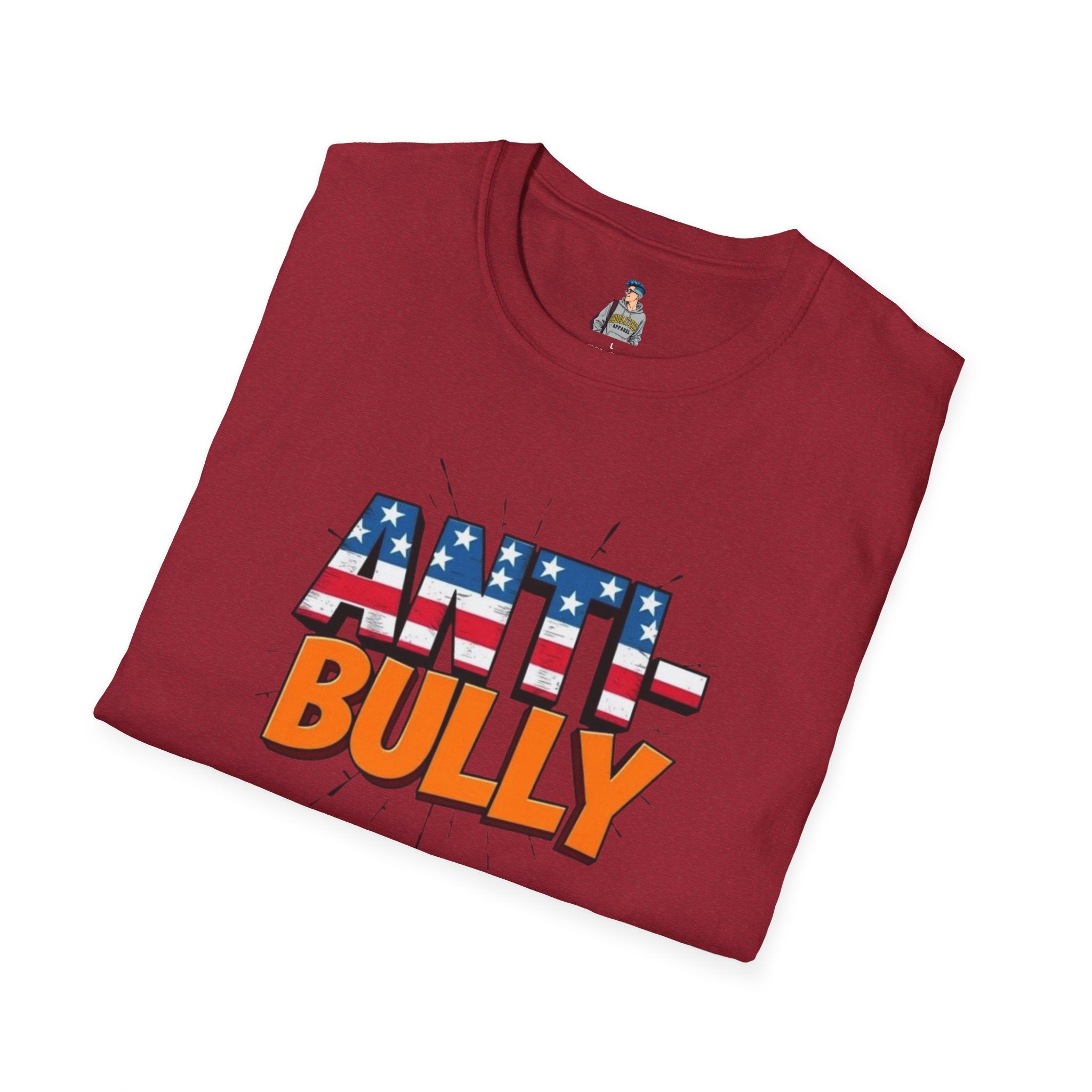 Anti-Bully Unisex Softstyle T-Shirt - Support Anti-Bullying Awareness