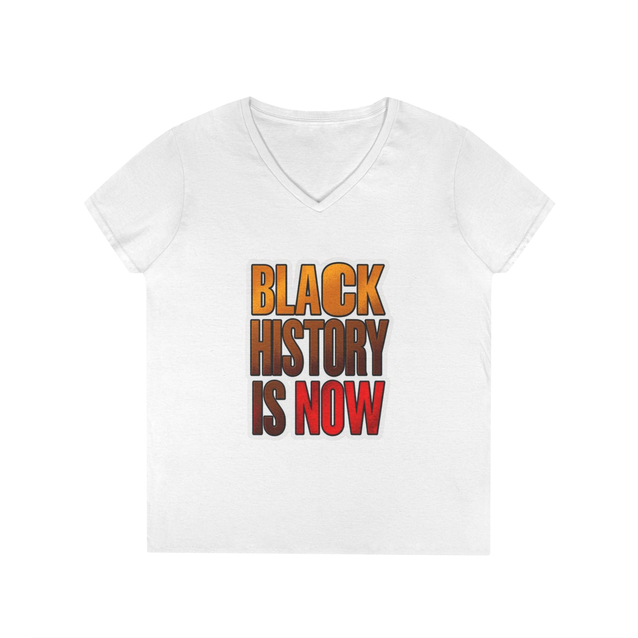 Empowerment V-Neck T-Shirt – Black History Is Now