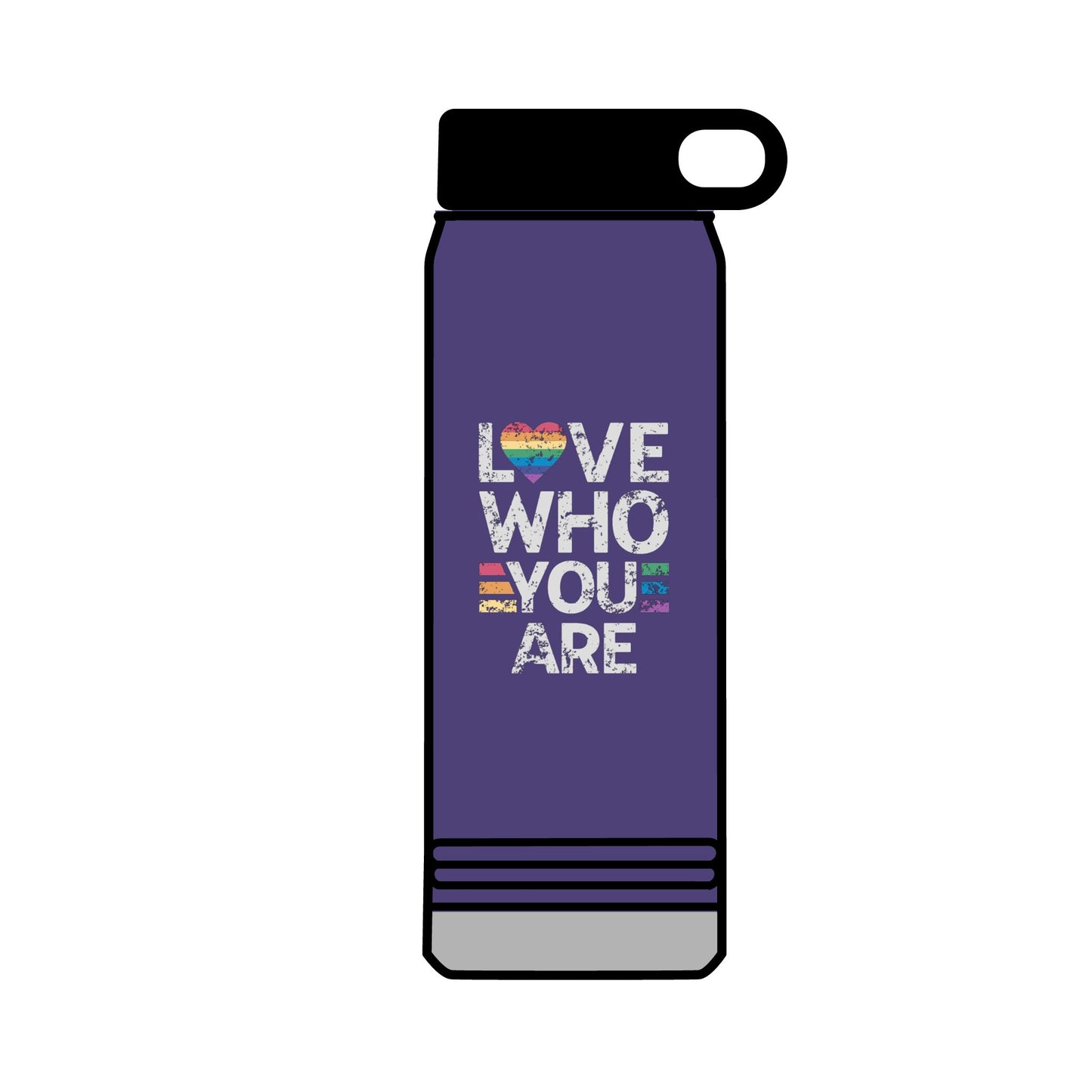 32oz Water Bottle Love Who You Are