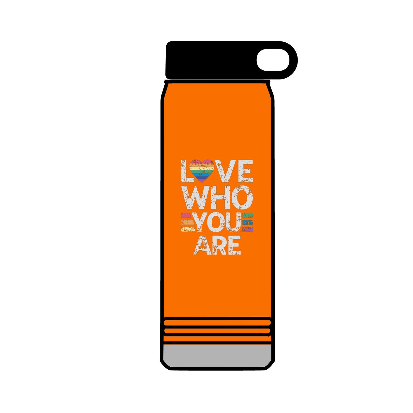32oz Water Bottle Love Who You Are