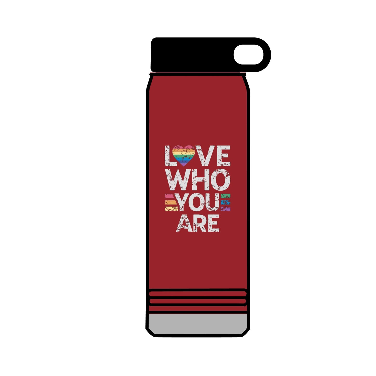 32oz Water Bottle Love Who You Are