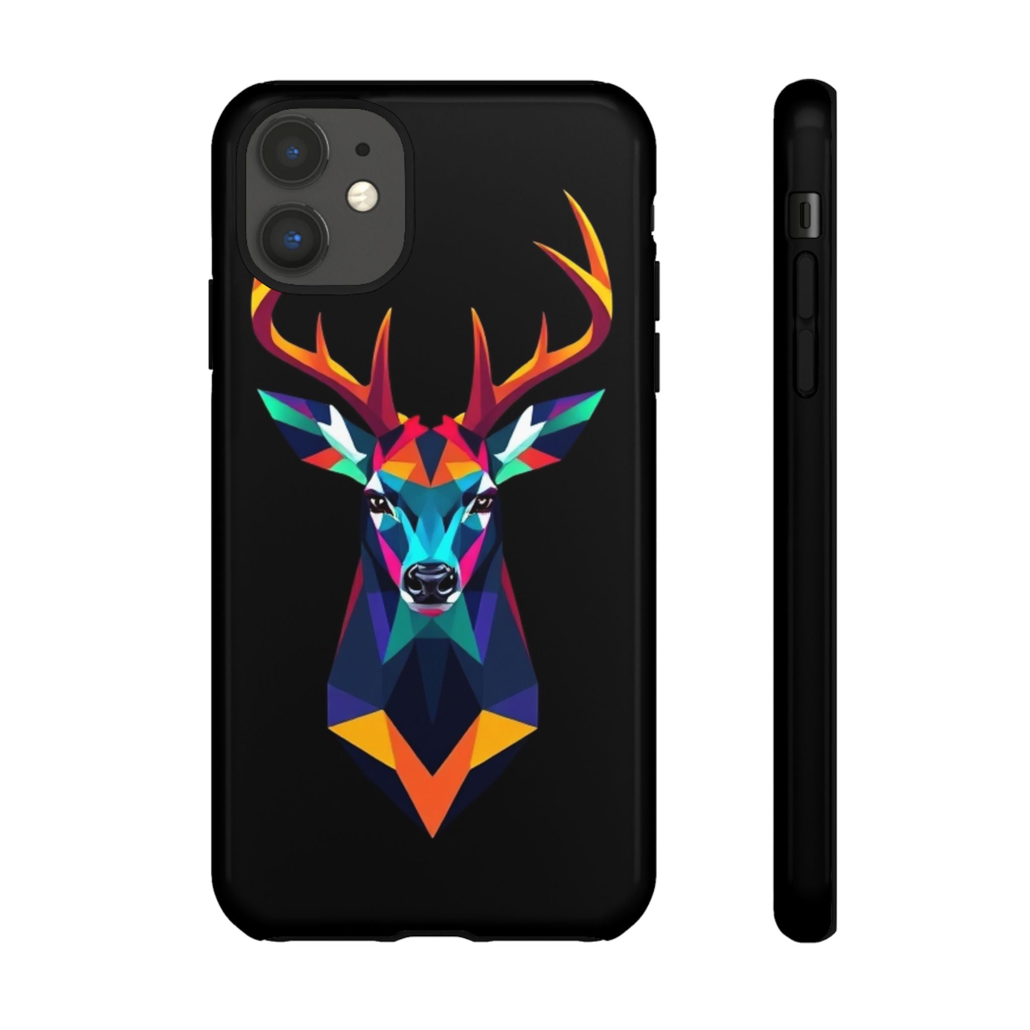 Colorful Fractal Deer Art Design Tough Case For Android & iPhone