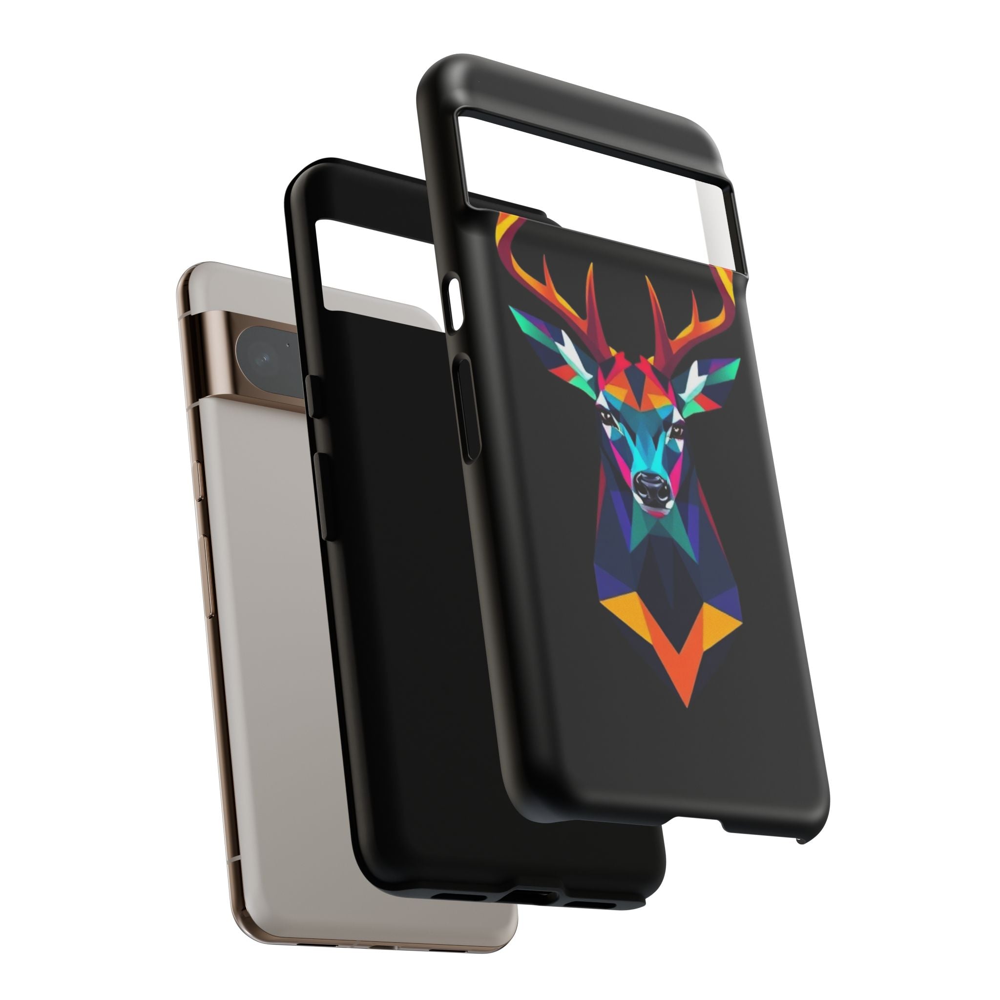 Colorful Fractal Deer Art Design Tough Case For Android & iPhone