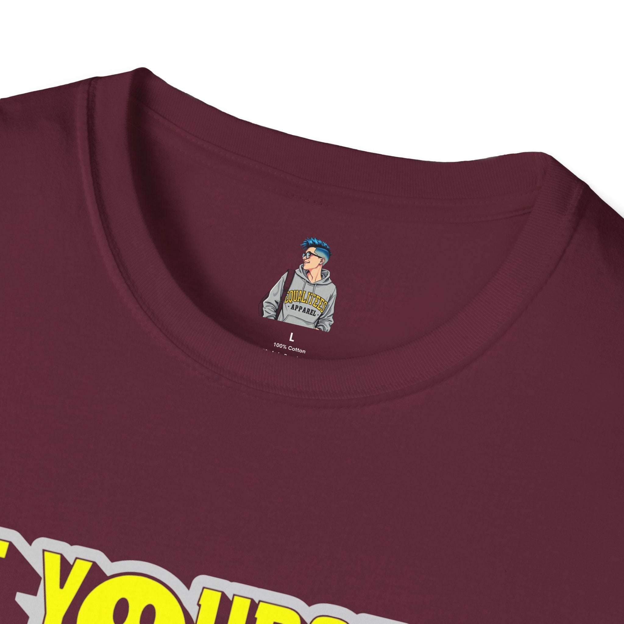 Be Yourself Smiley Unisex Softstyle T-Shirt