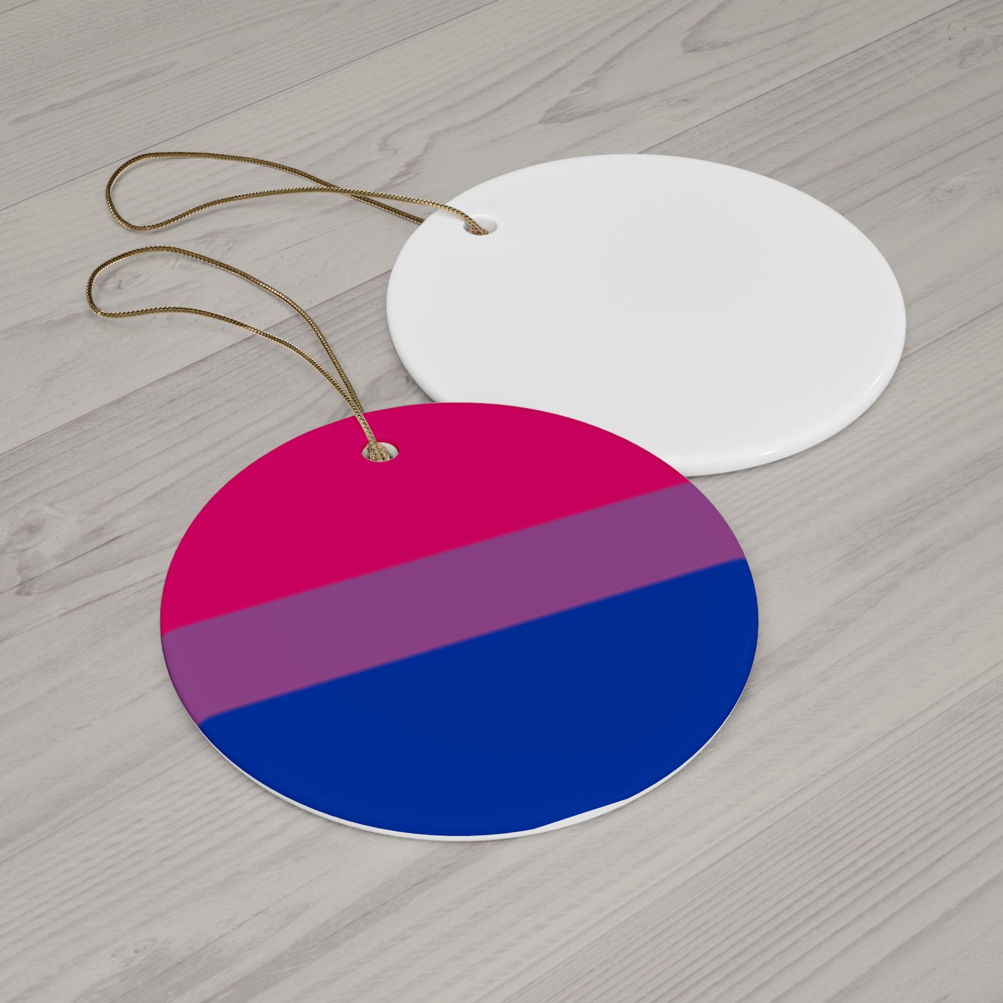 Bisexual Pride Ceramic Ornament - Celebrate Love & Diversity
