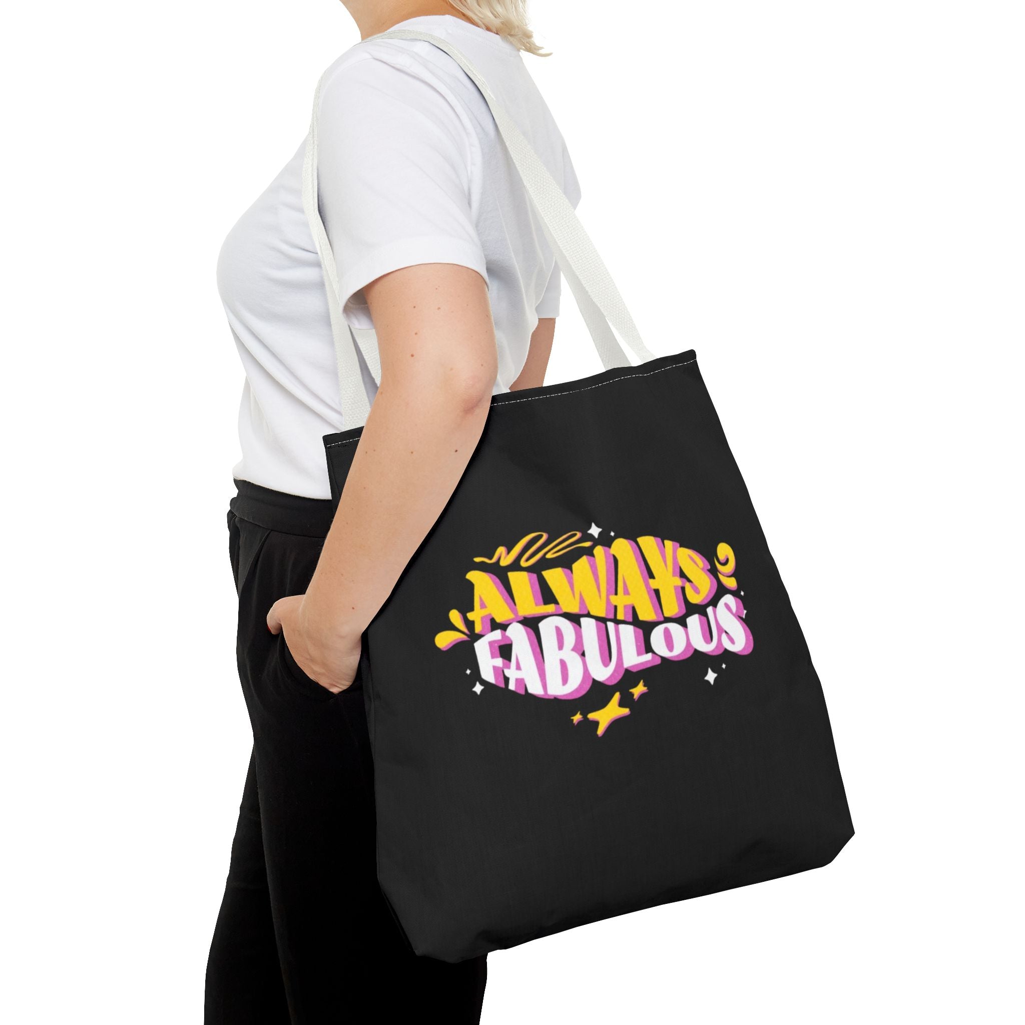 Always Fabulous Text Design tote bag