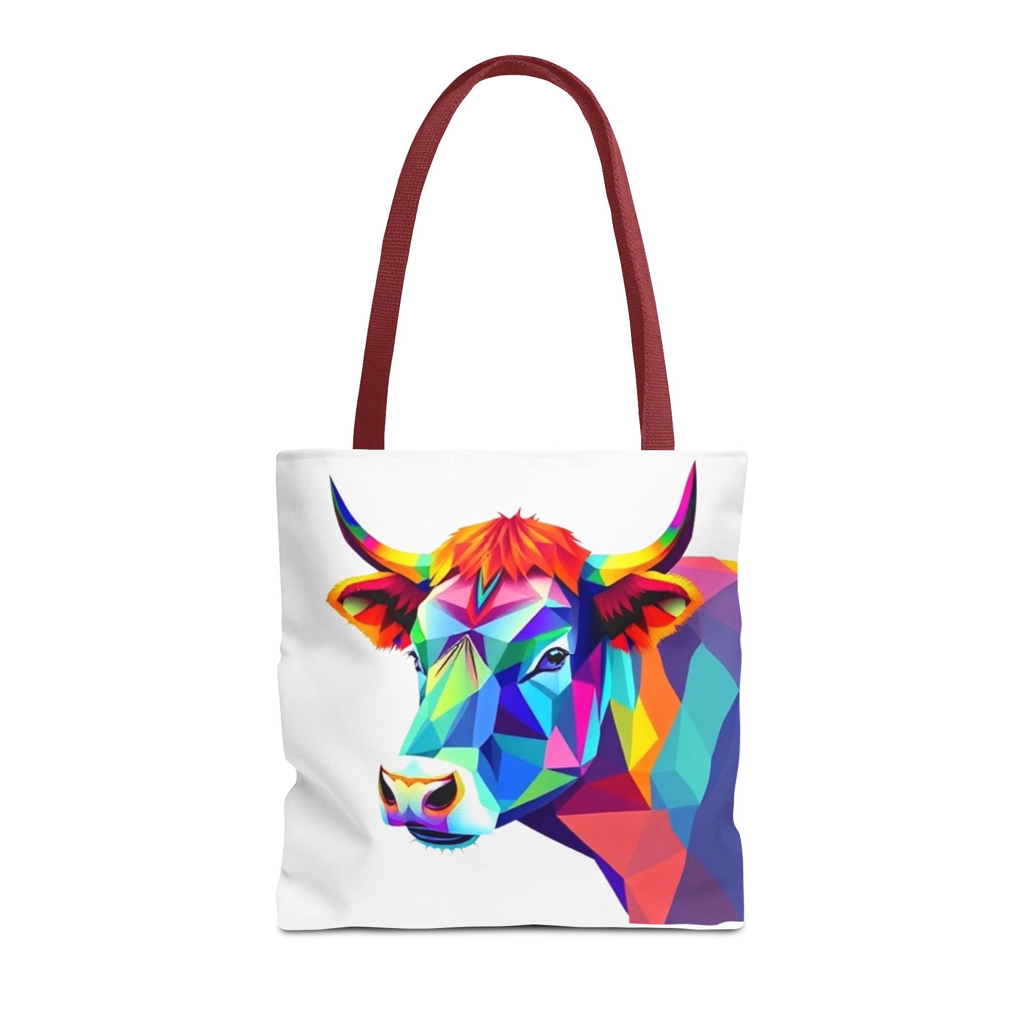 Colorful Cow Design - Tote Bag