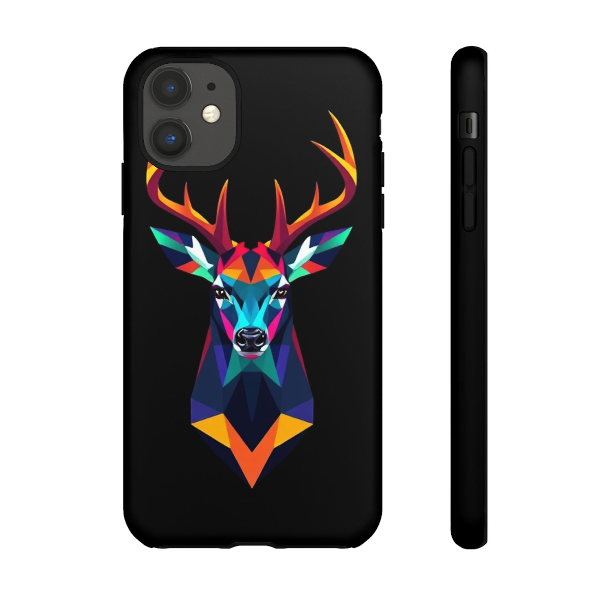 Colorful Fractal Deer Art Design Tough Case For Android & iPhone