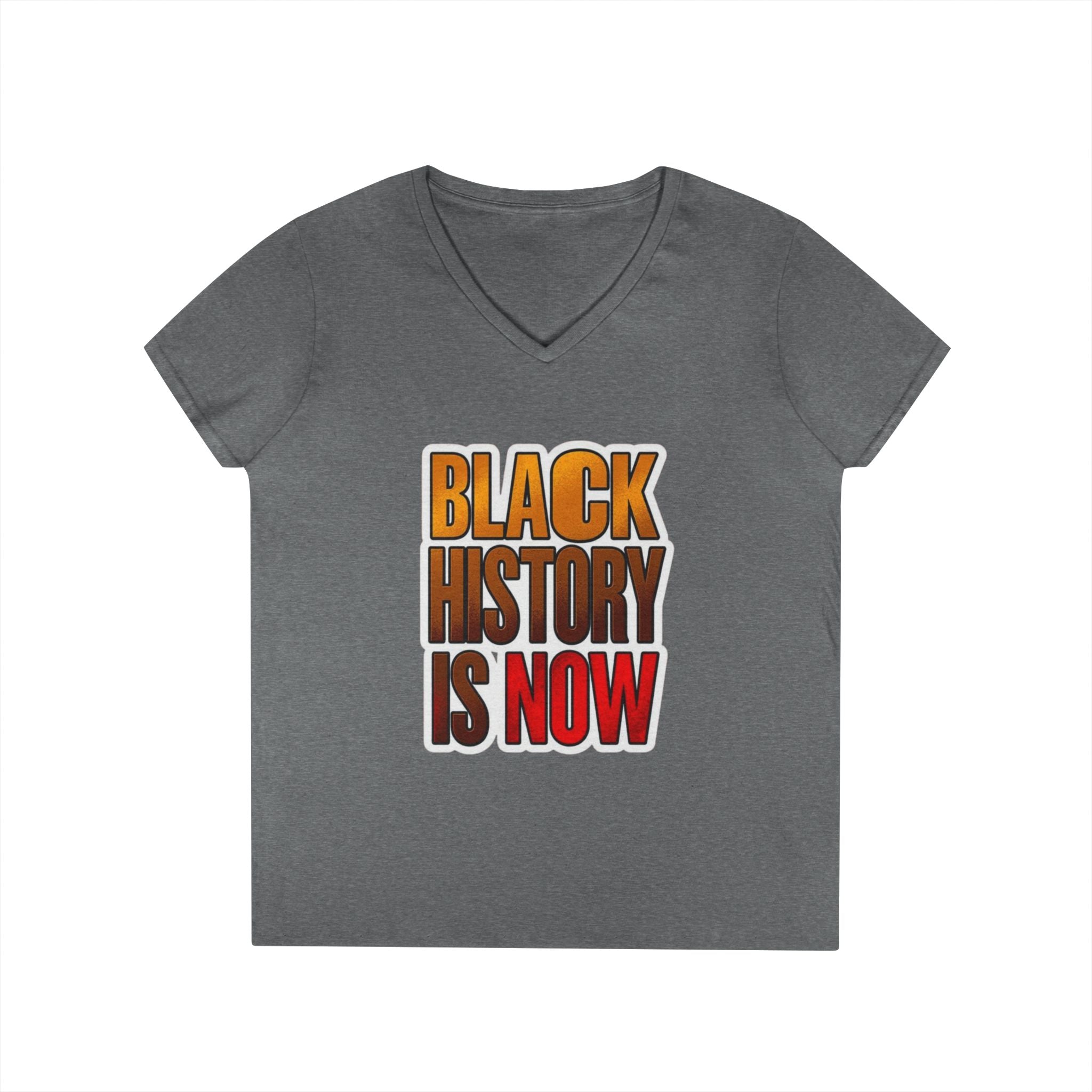 Empowerment V-Neck T-Shirt – Black History Is Now