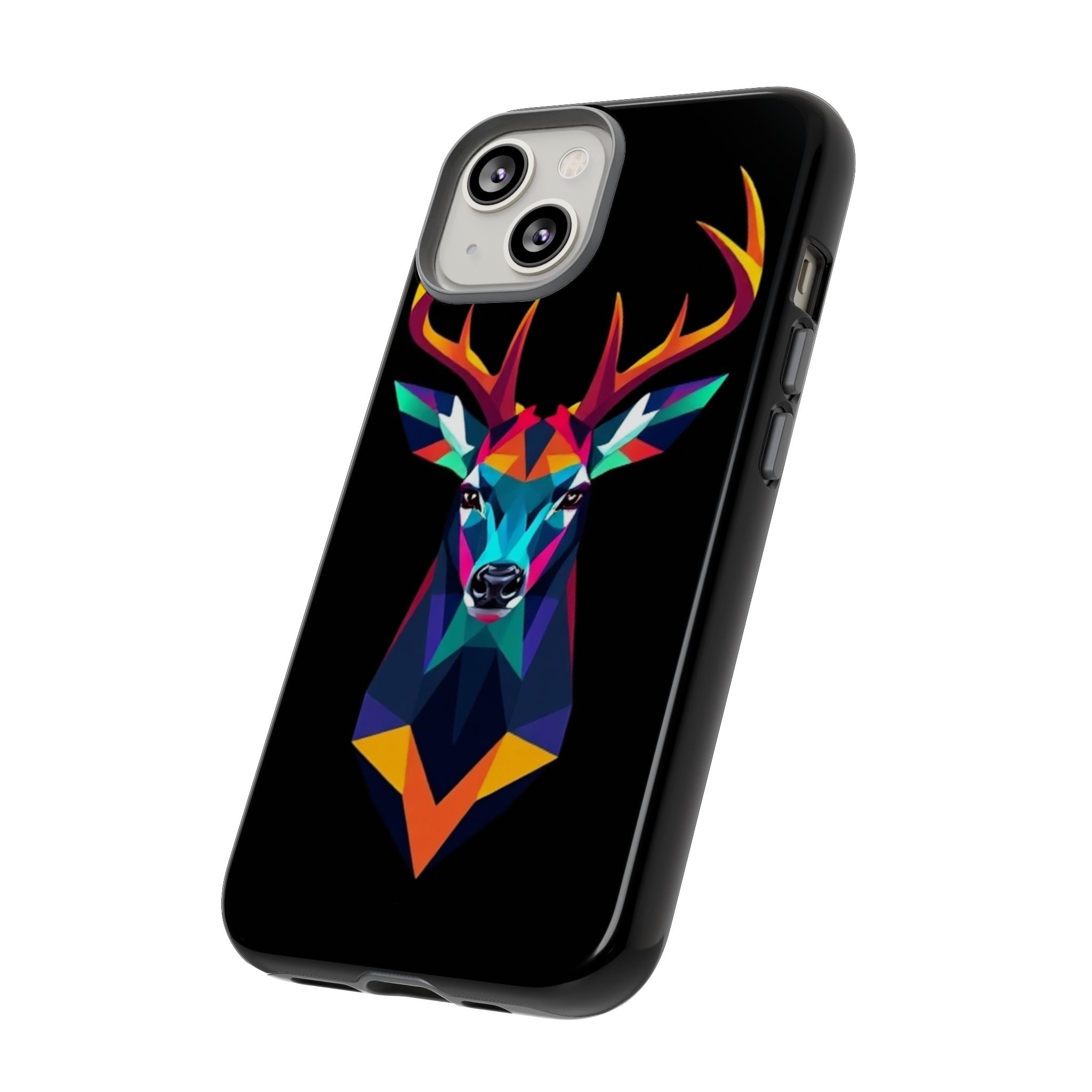 Colorful Fractal Deer Art Design Tough Case For Android & iPhone