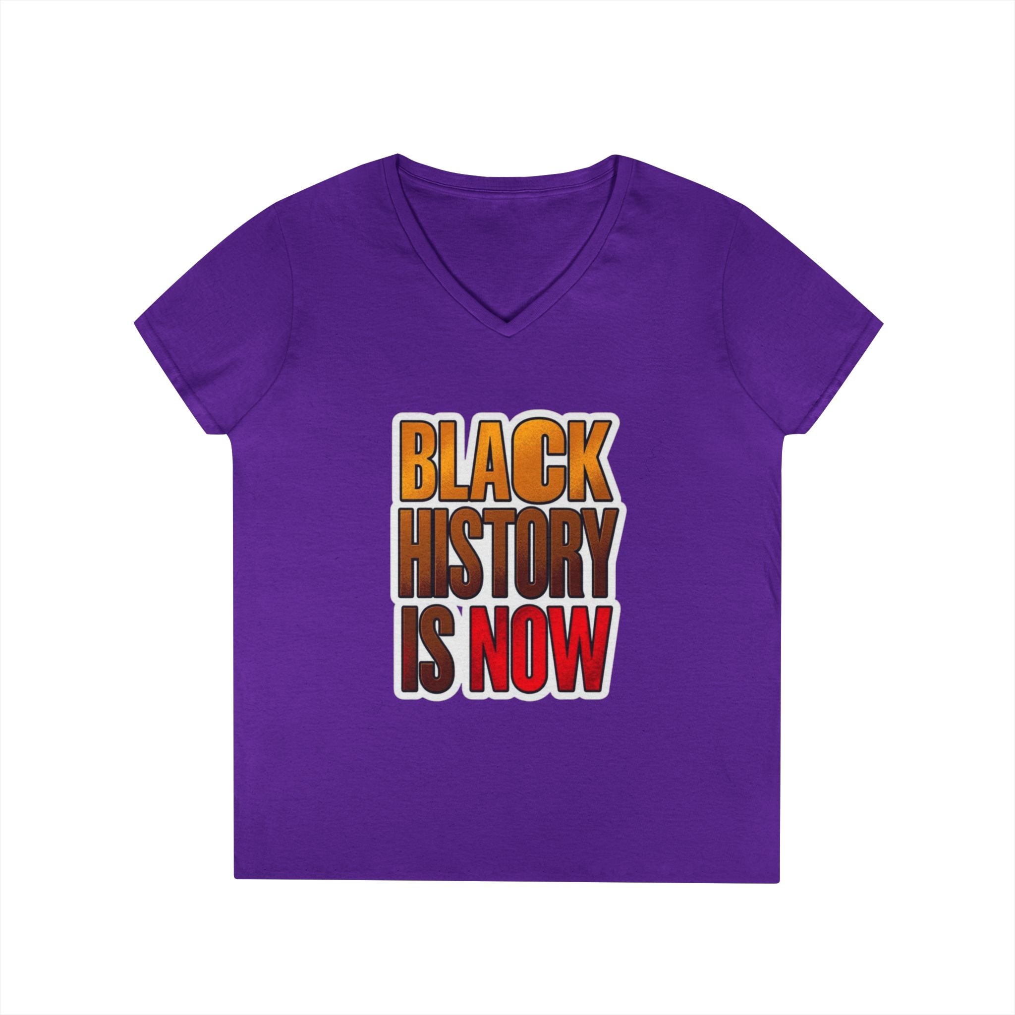 Empowerment V-Neck T-Shirt – Black History Is Now