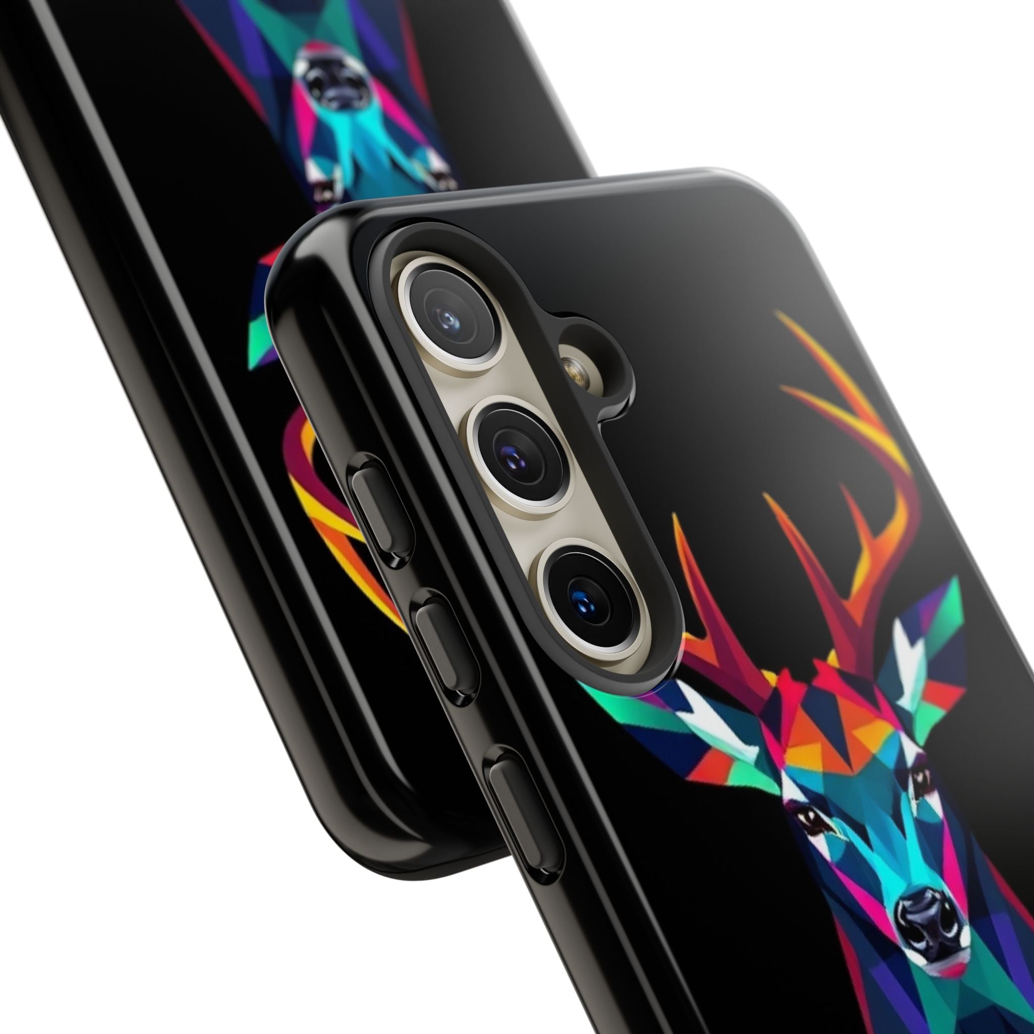Colorful Fractal Deer Art Design Tough Case For Android & iPhone
