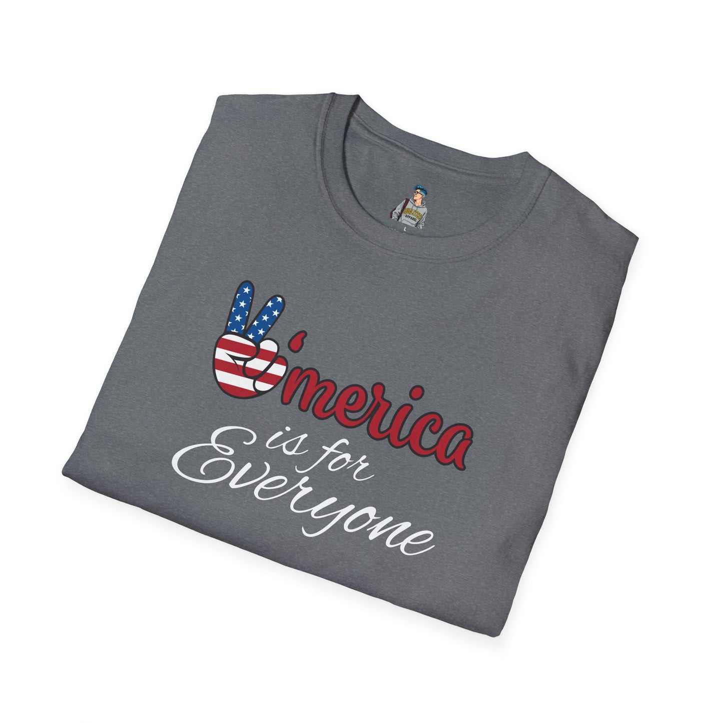 'Merica is for Everyone - Softstyle Unisex T-Shirt