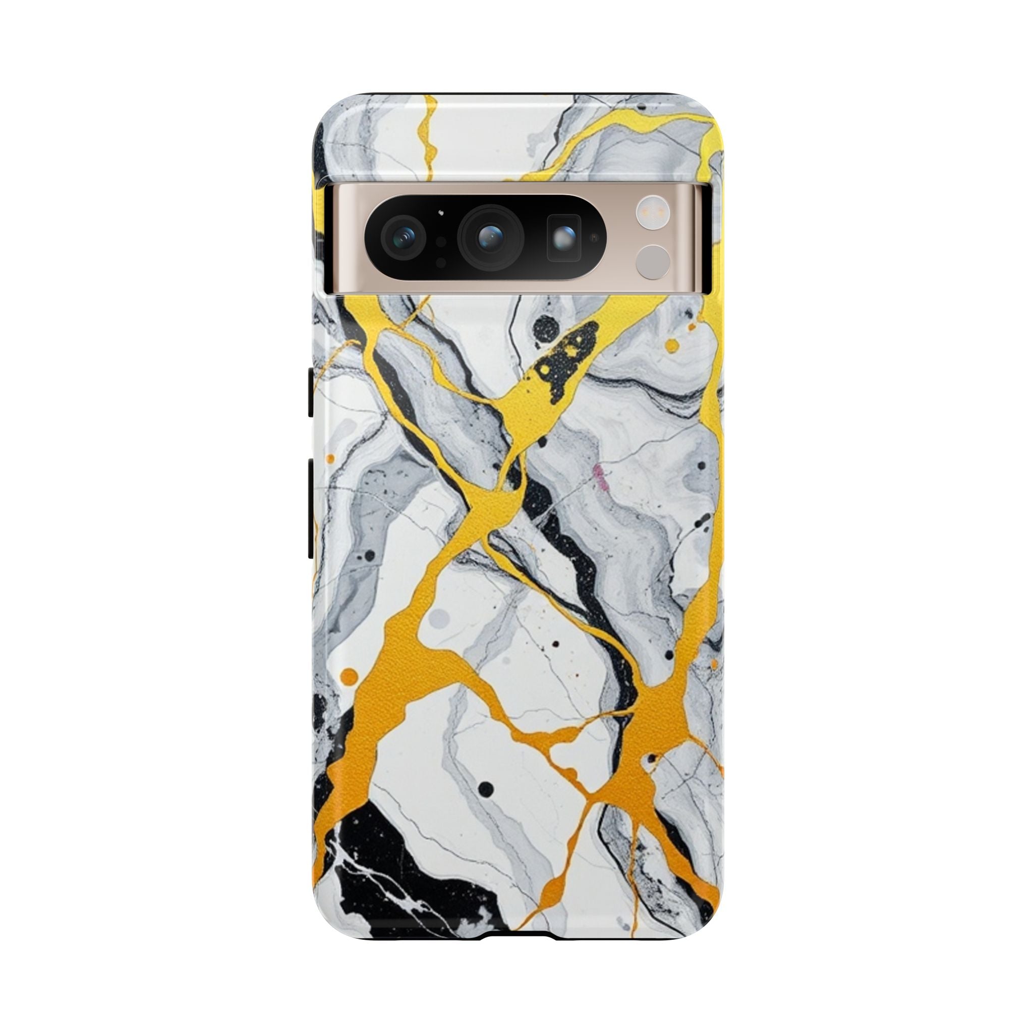 Beautiful Marble and Gold Design Tough Cases For Android & iPhone