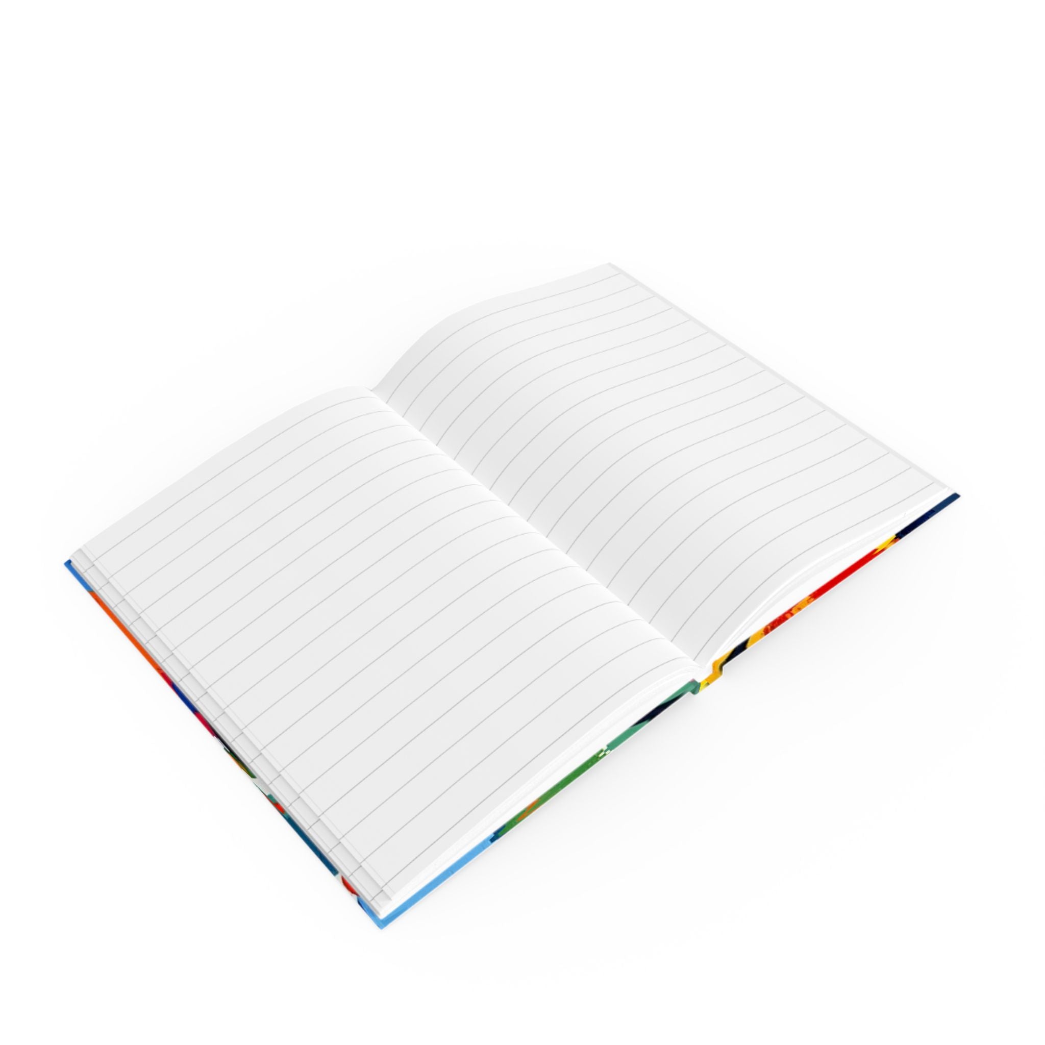 Colorful Circles & Swirls Hard Backed Journal - Perfect for Gifts, Journaling, and Celebrations