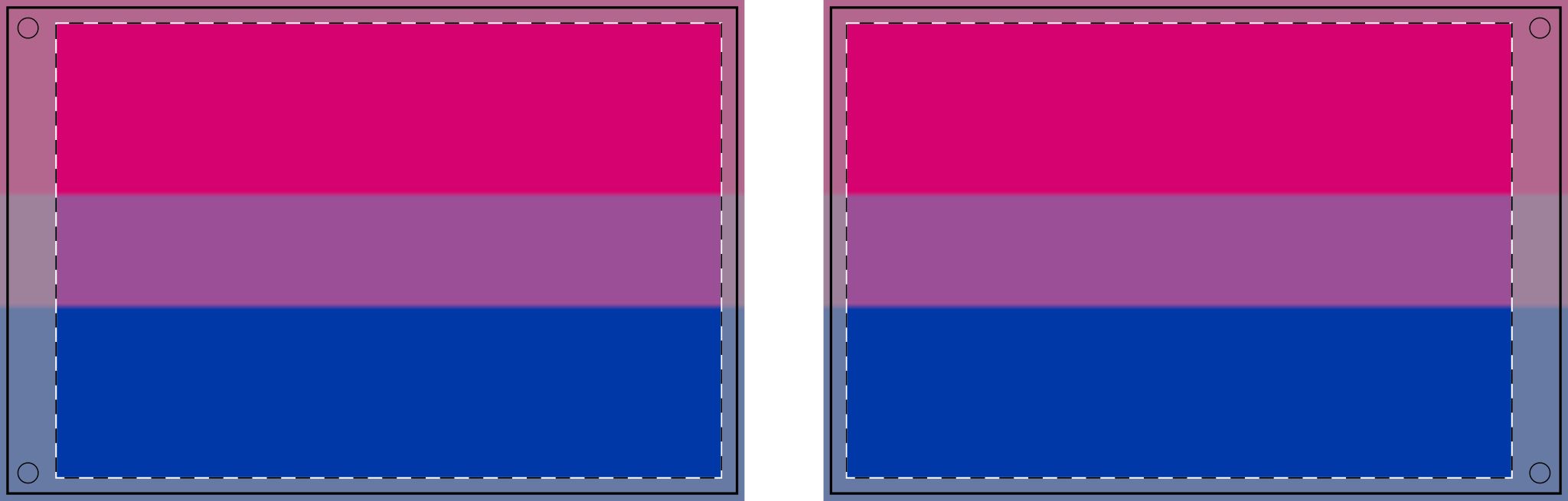 Double Sided Bisexual Pride Flag - Celebrate Inclusivity and Support LGBTQ+ Pride