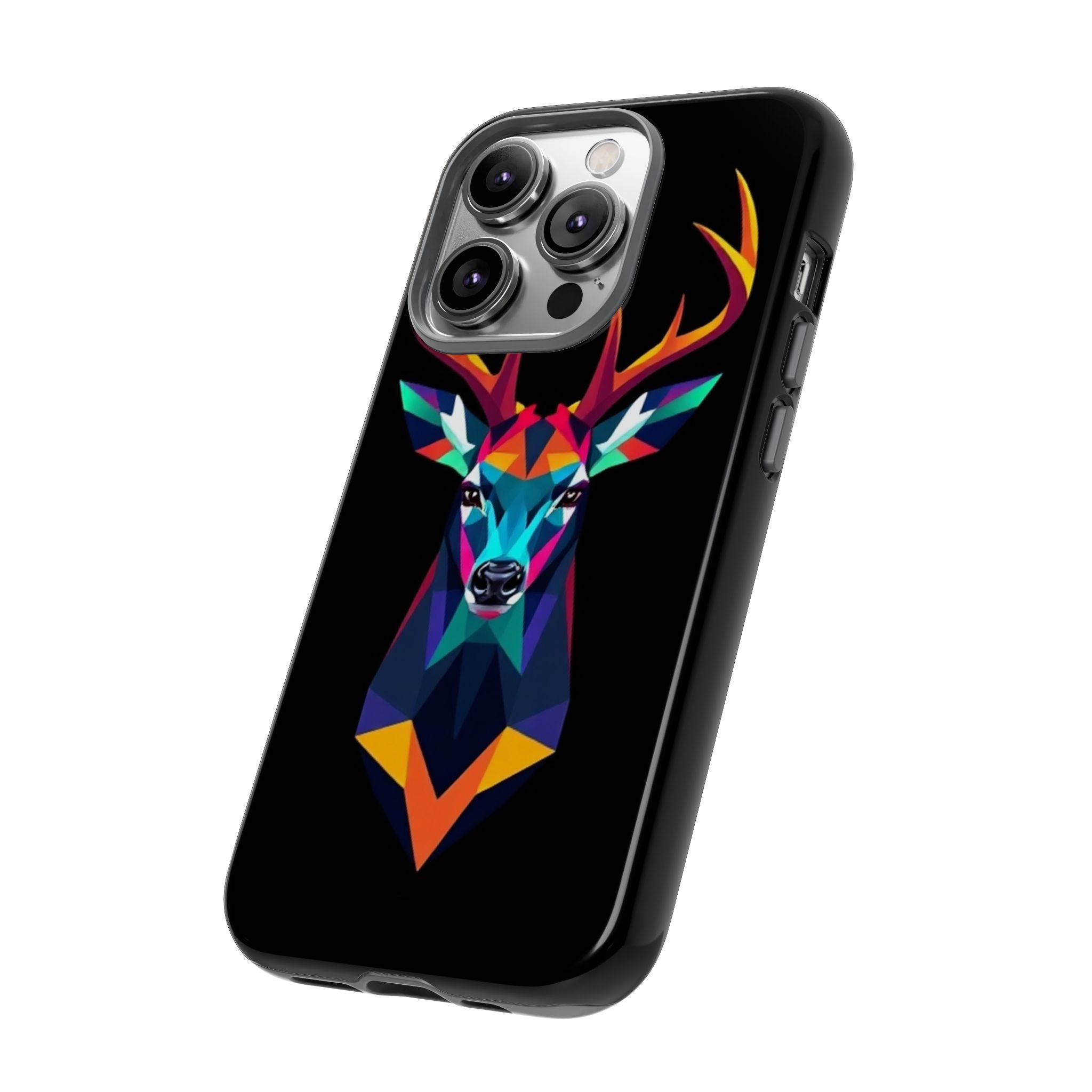 Colorful Fractal Deer Art Design Tough Case For Android & iPhone