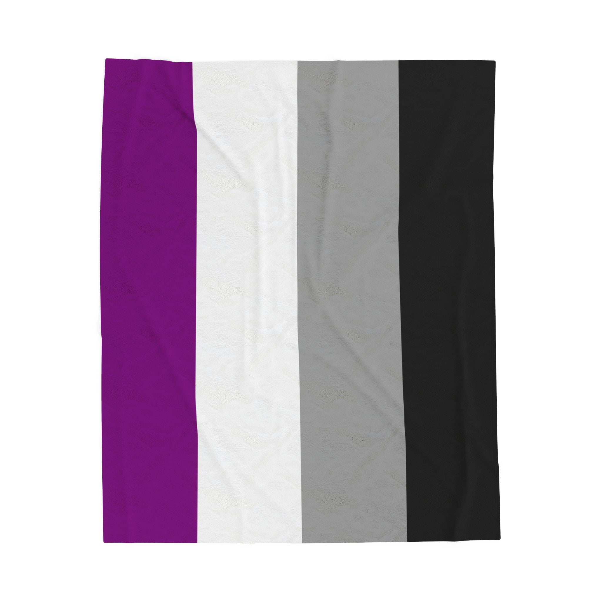 Asexual Pride Flag Velveteen Plush Blanket