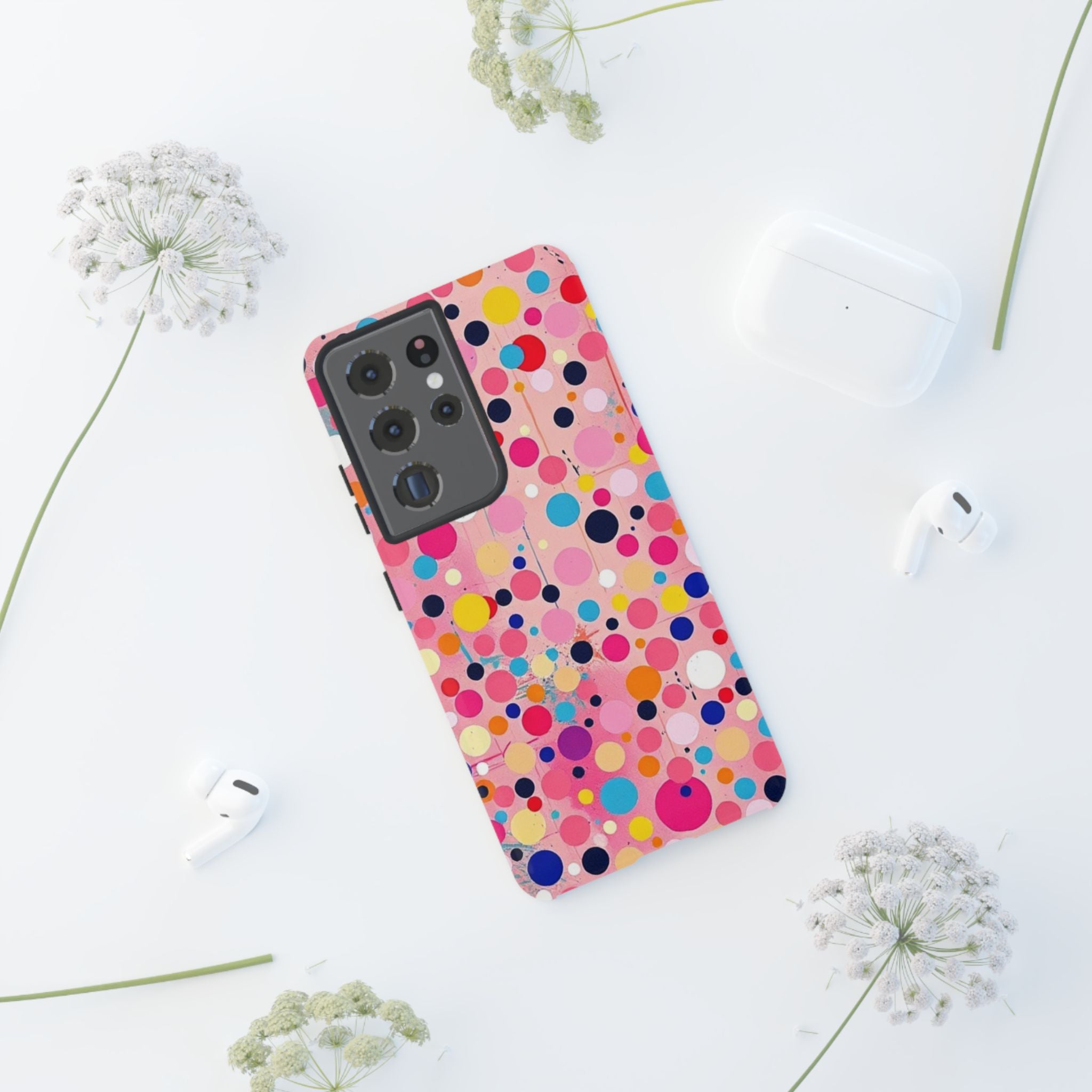 Colorful Dots & Spots Tough Cases For Android & iPhone