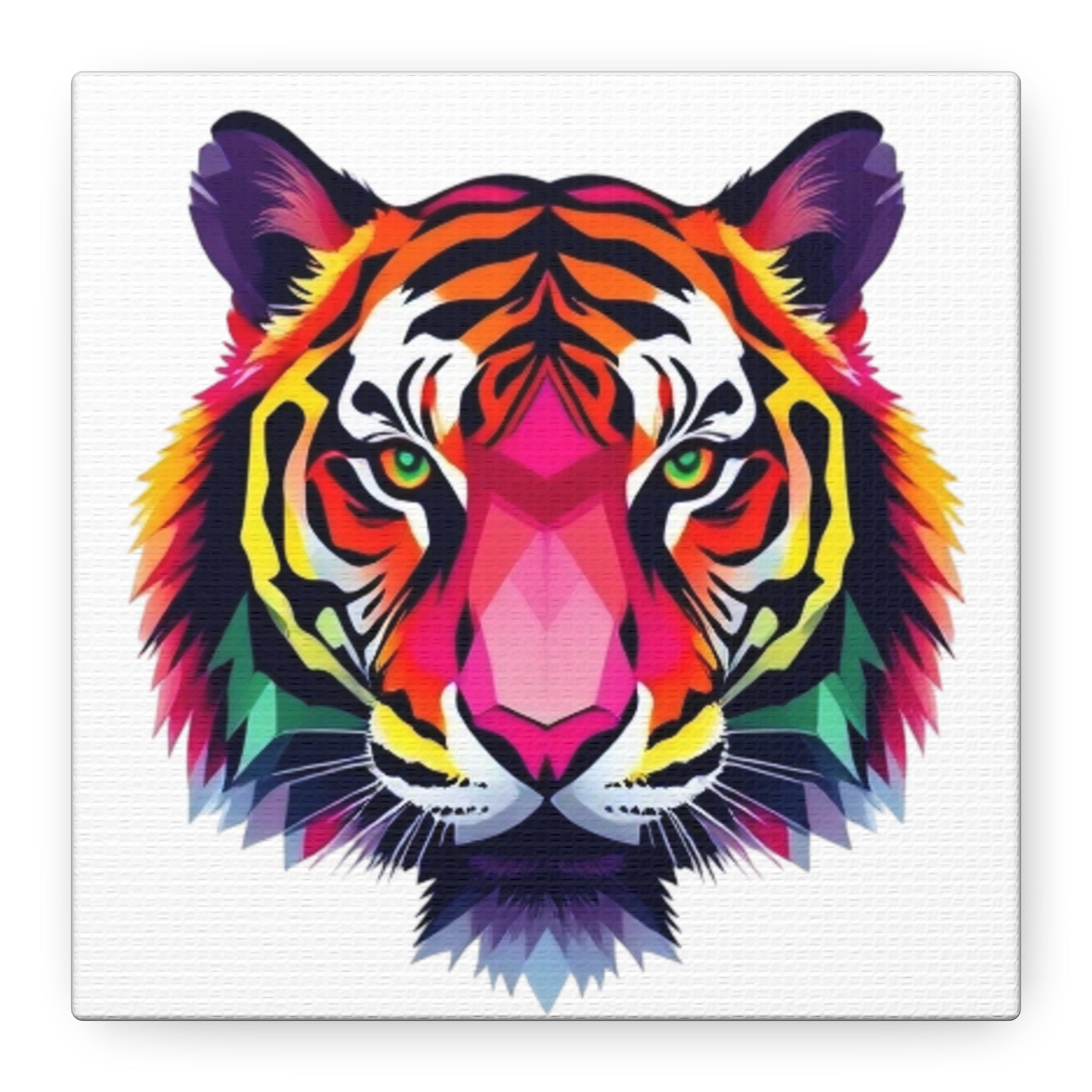 Colorful Tiger Canvas Art - Vibrant Wall Decor for Animal Lovers