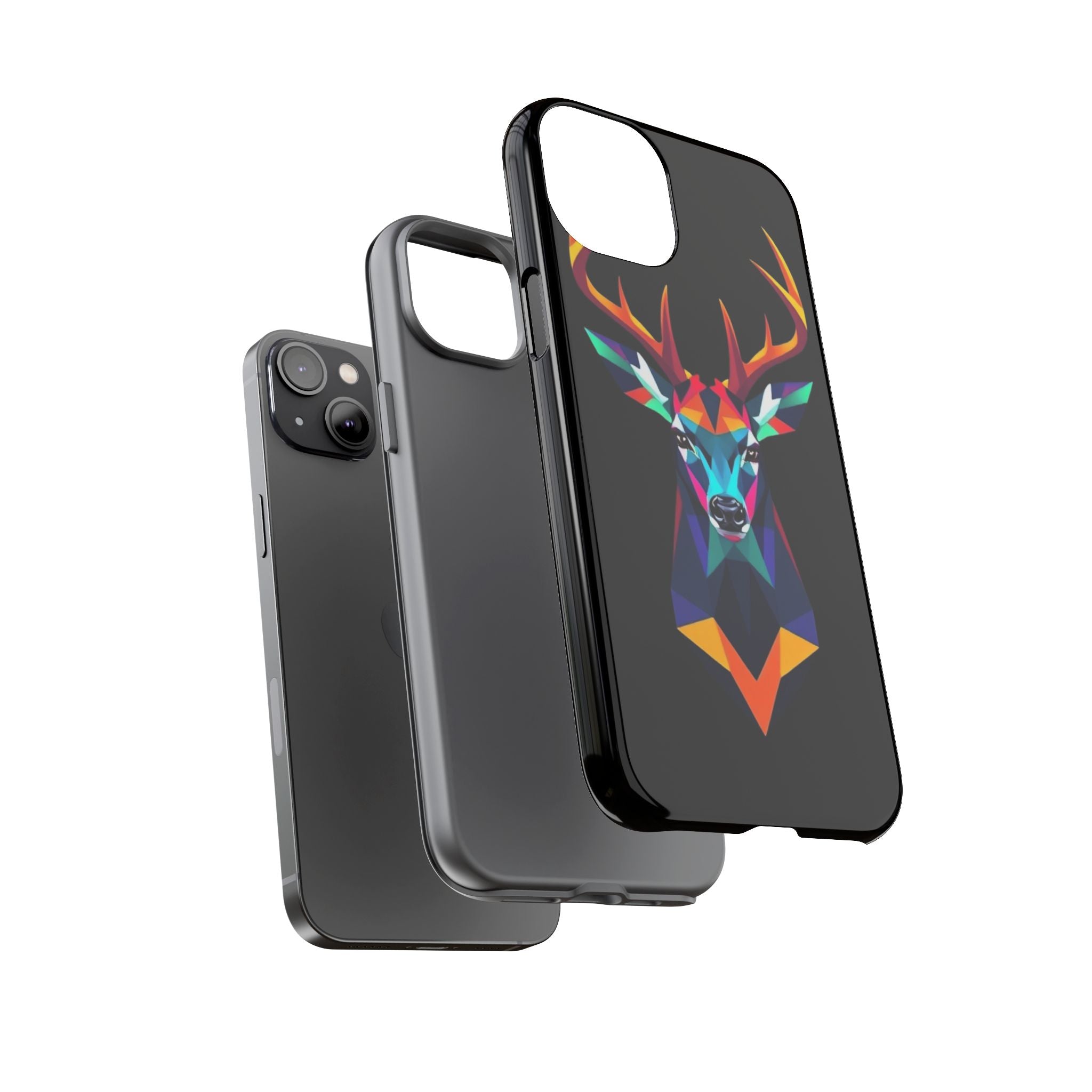 Colorful Fractal Deer Art Design Tough Case For Android & iPhone