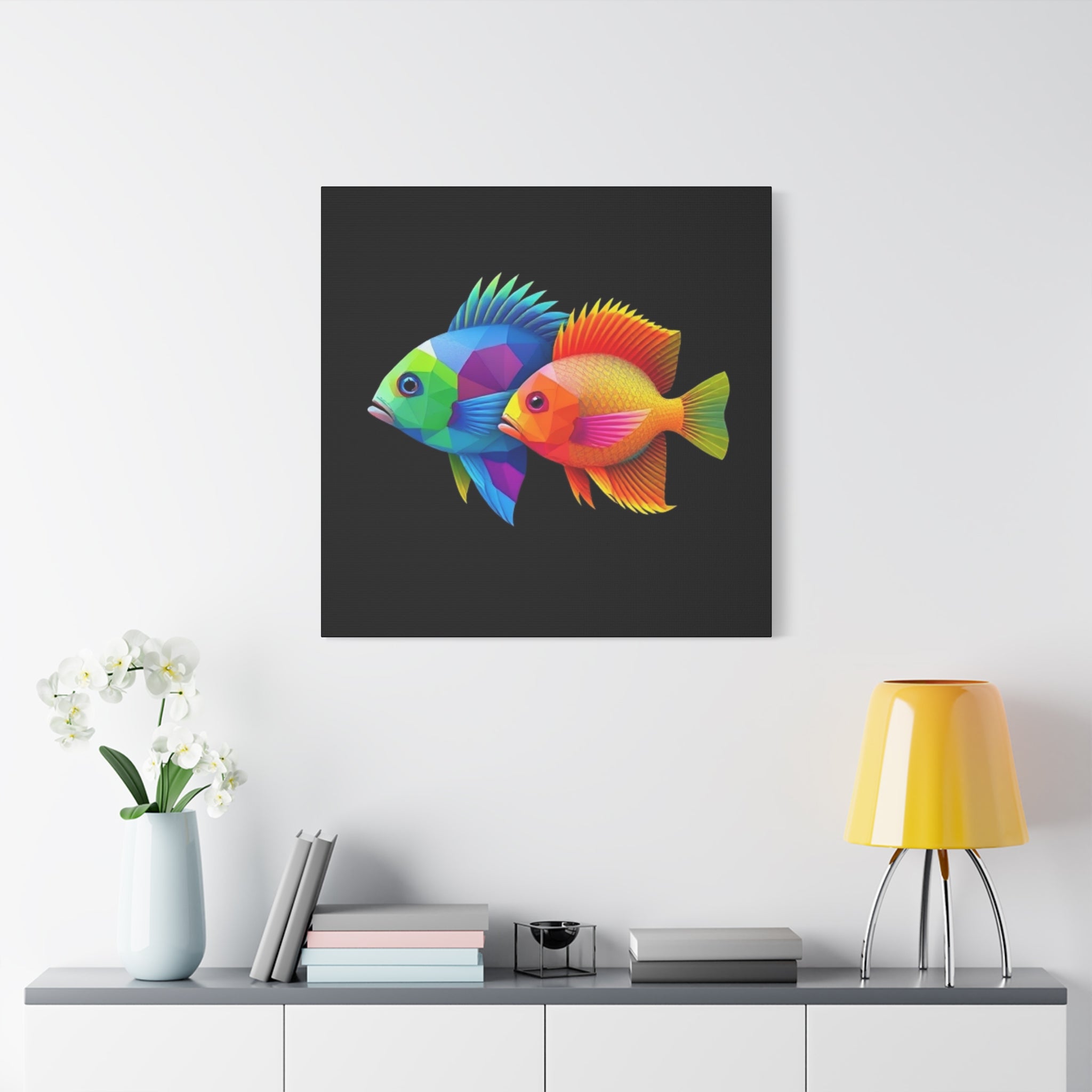 Colorful Fish Canvas Art - Vibrant Wall Decor for Aquatic Lovers