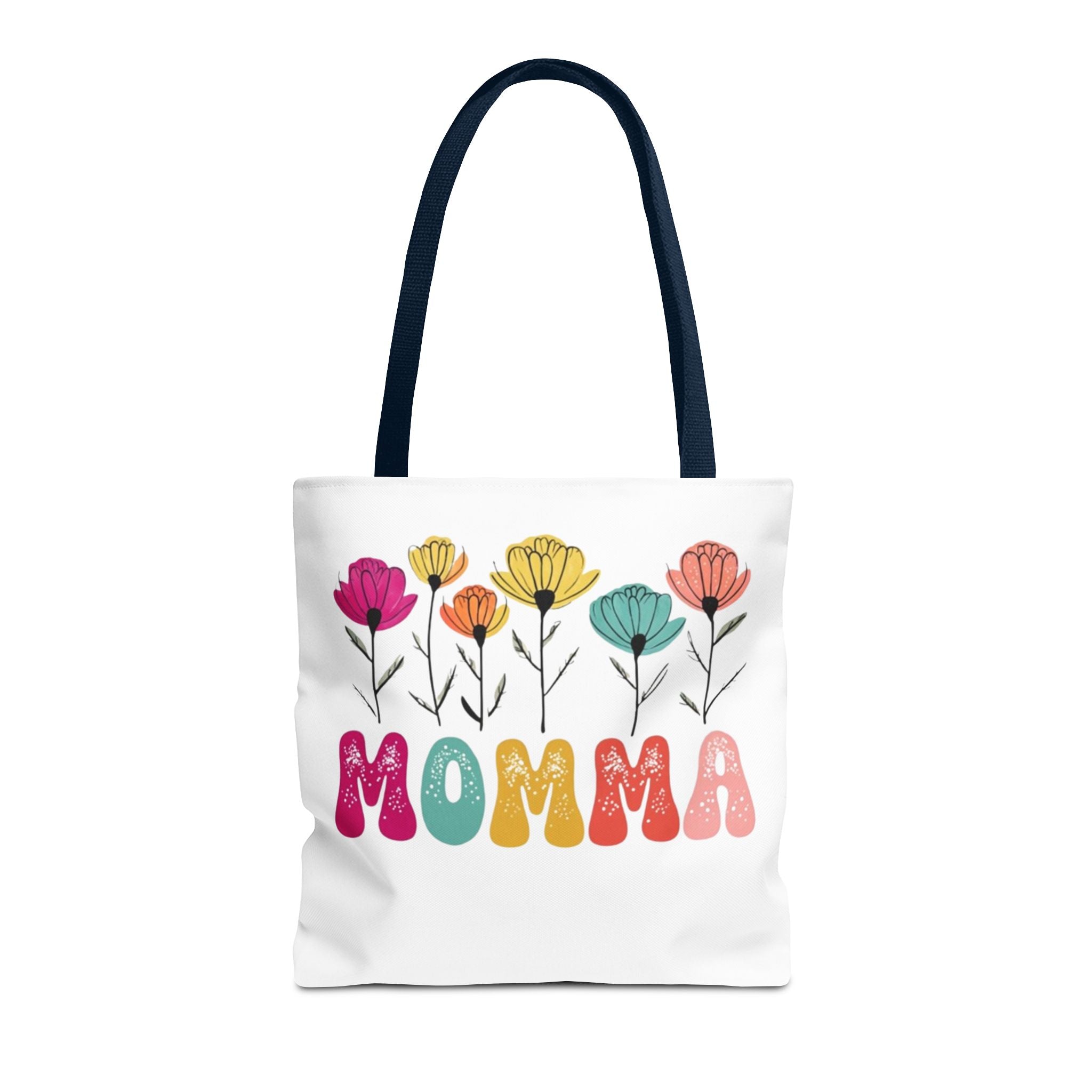 Colorful Floral 'Momma' Tote Bag - Perfect for Mother's Day and Everyday Use