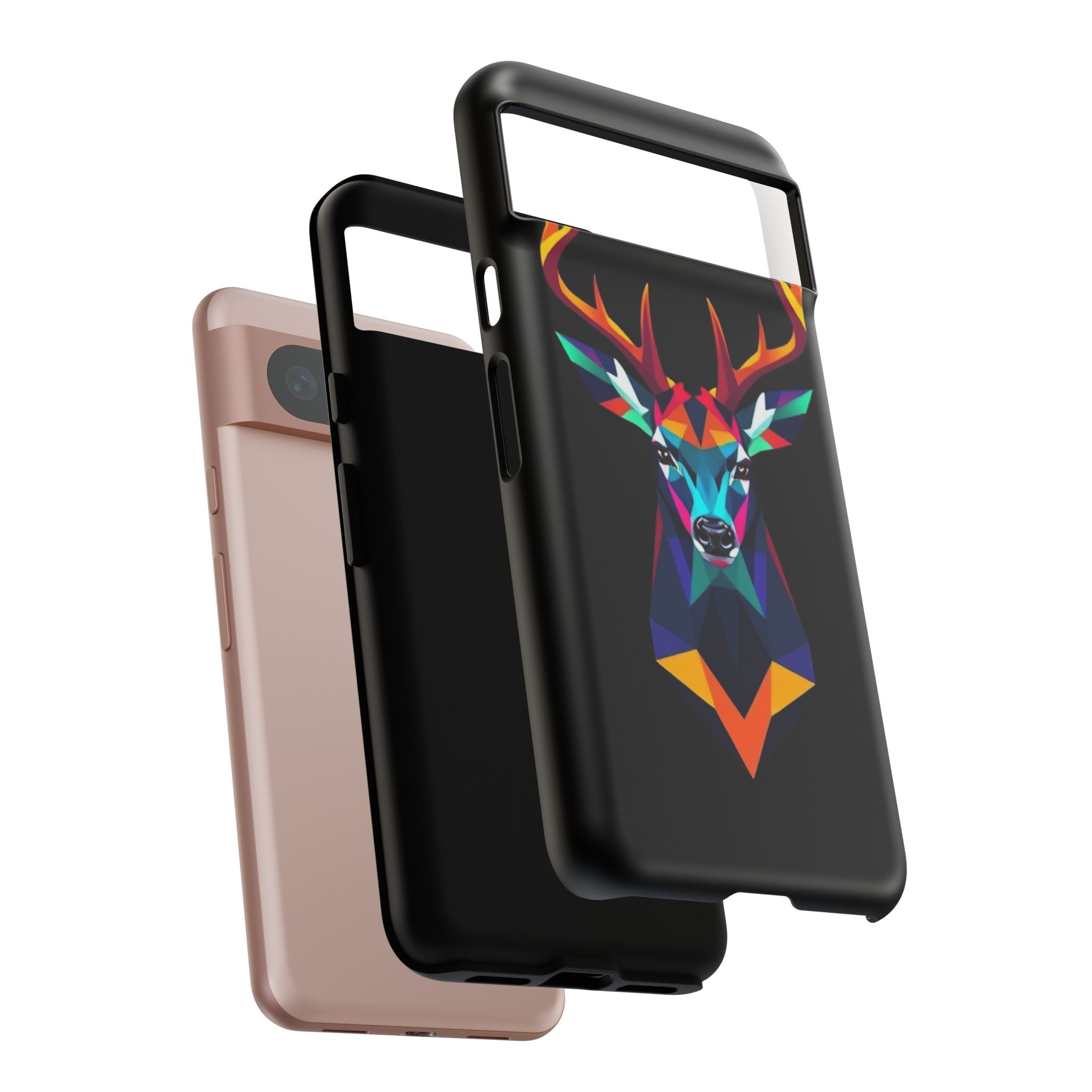 Colorful Fractal Deer Art Design Tough Case For Android & iPhone