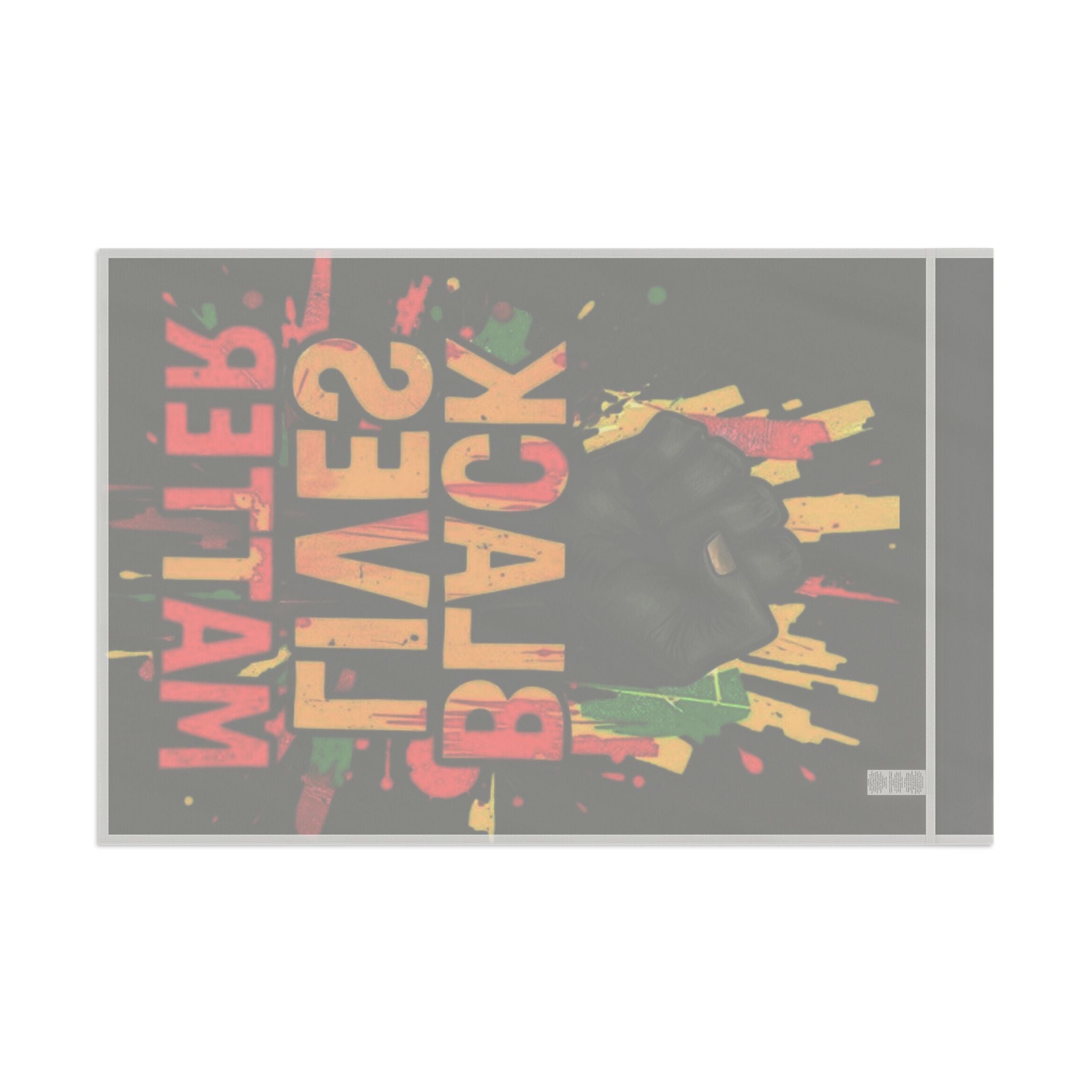 Black Lives Matter Awareness, Pride and Protest Flag