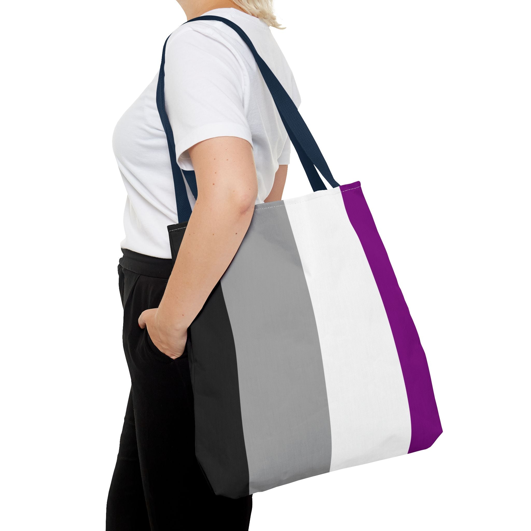 Asexual Pride Flag Tote Bag