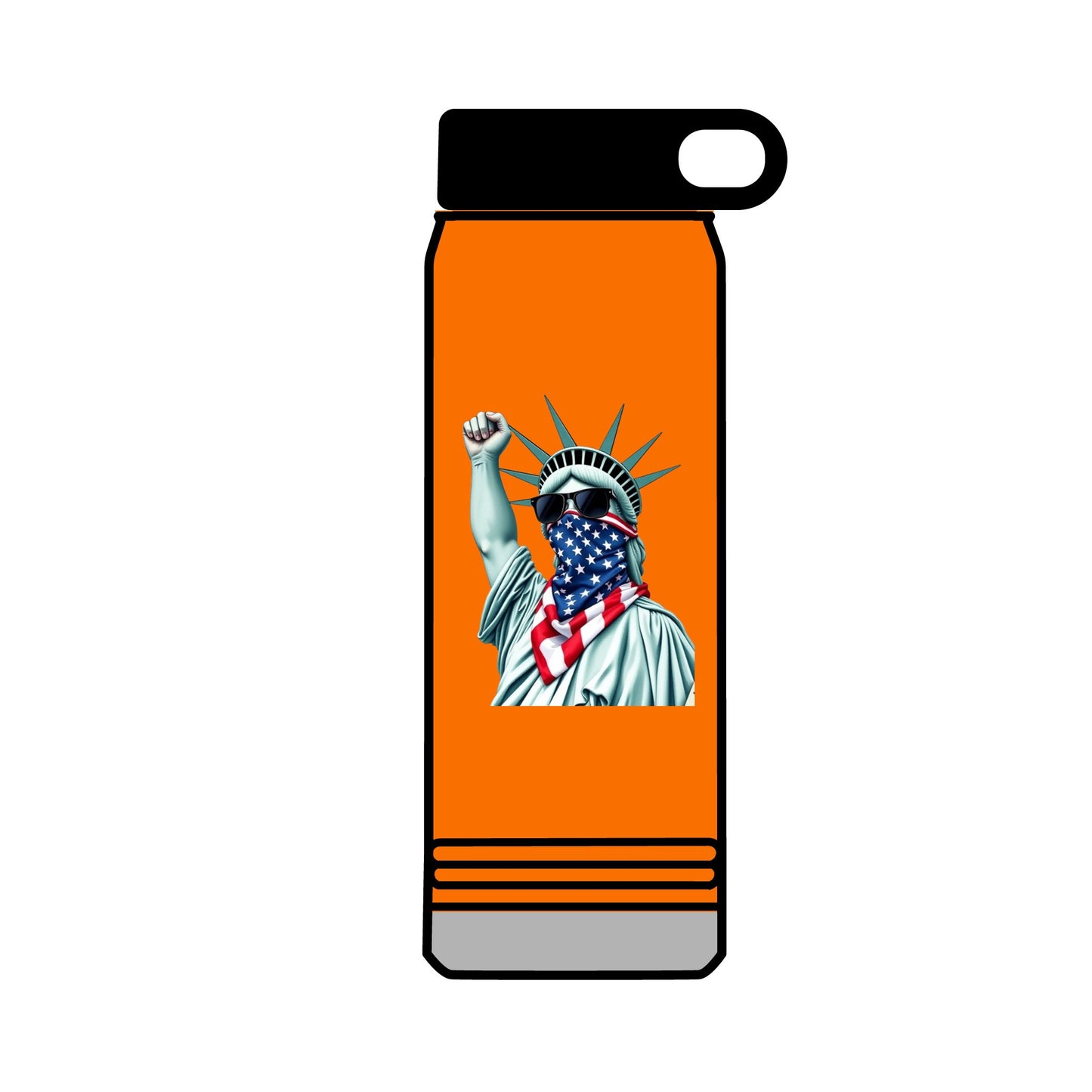 32oz Water Bottle #RESIST with Lady Liberty