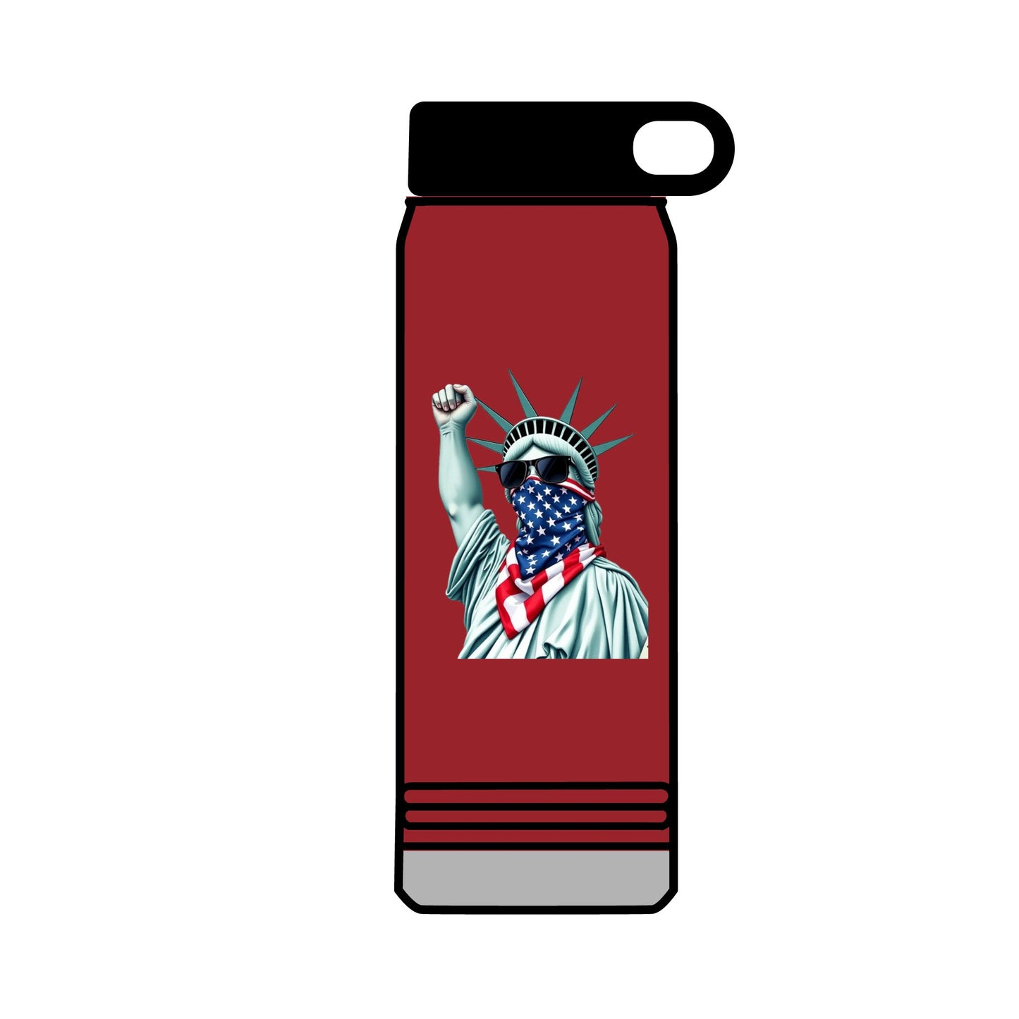 32oz Water Bottle #RESIST with Lady Liberty