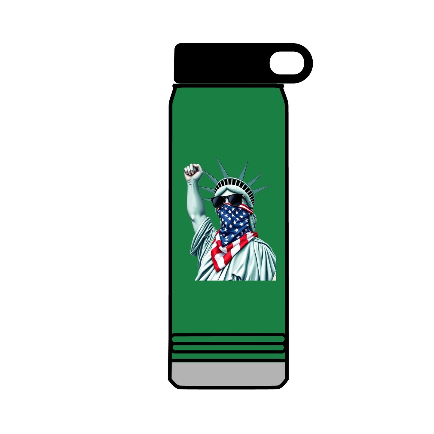32oz Water Bottle #RESIST with Lady Liberty