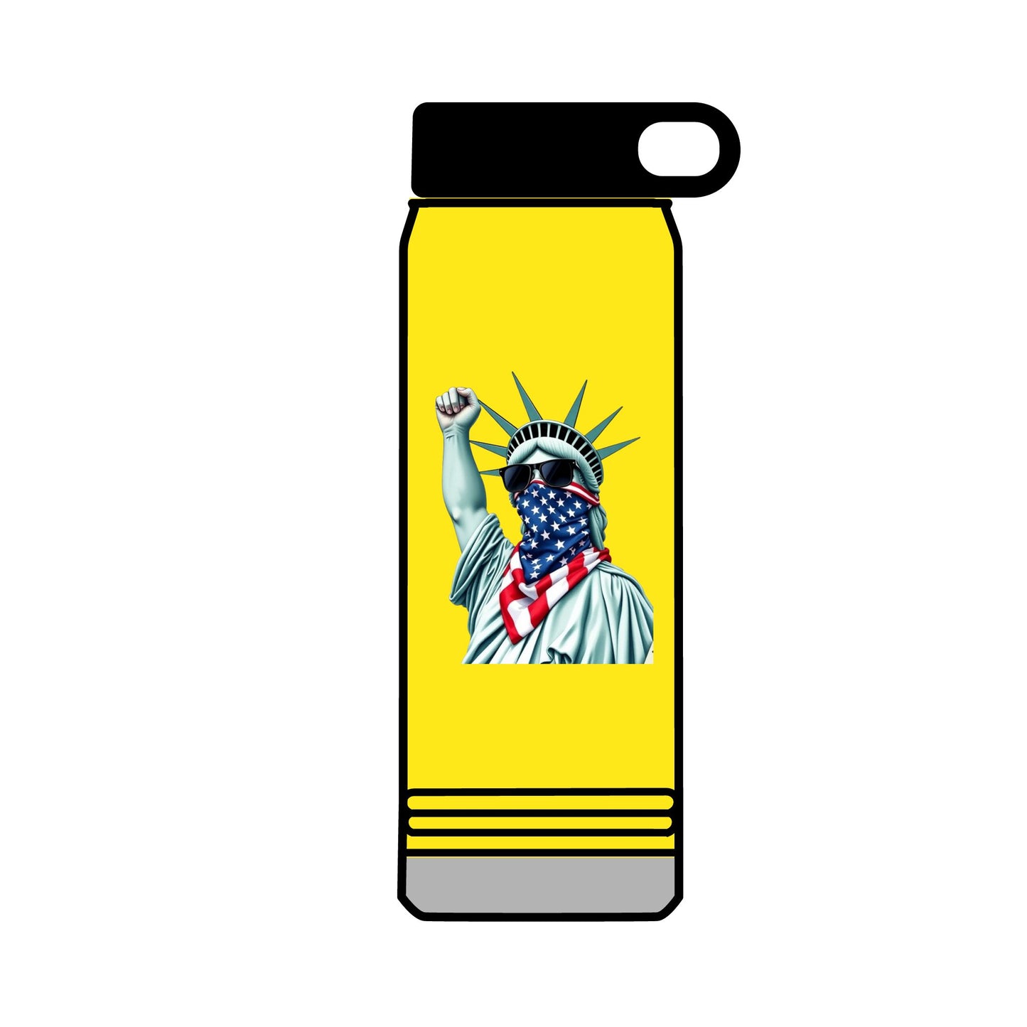 32oz Water Bottle #RESIST with Lady Liberty
