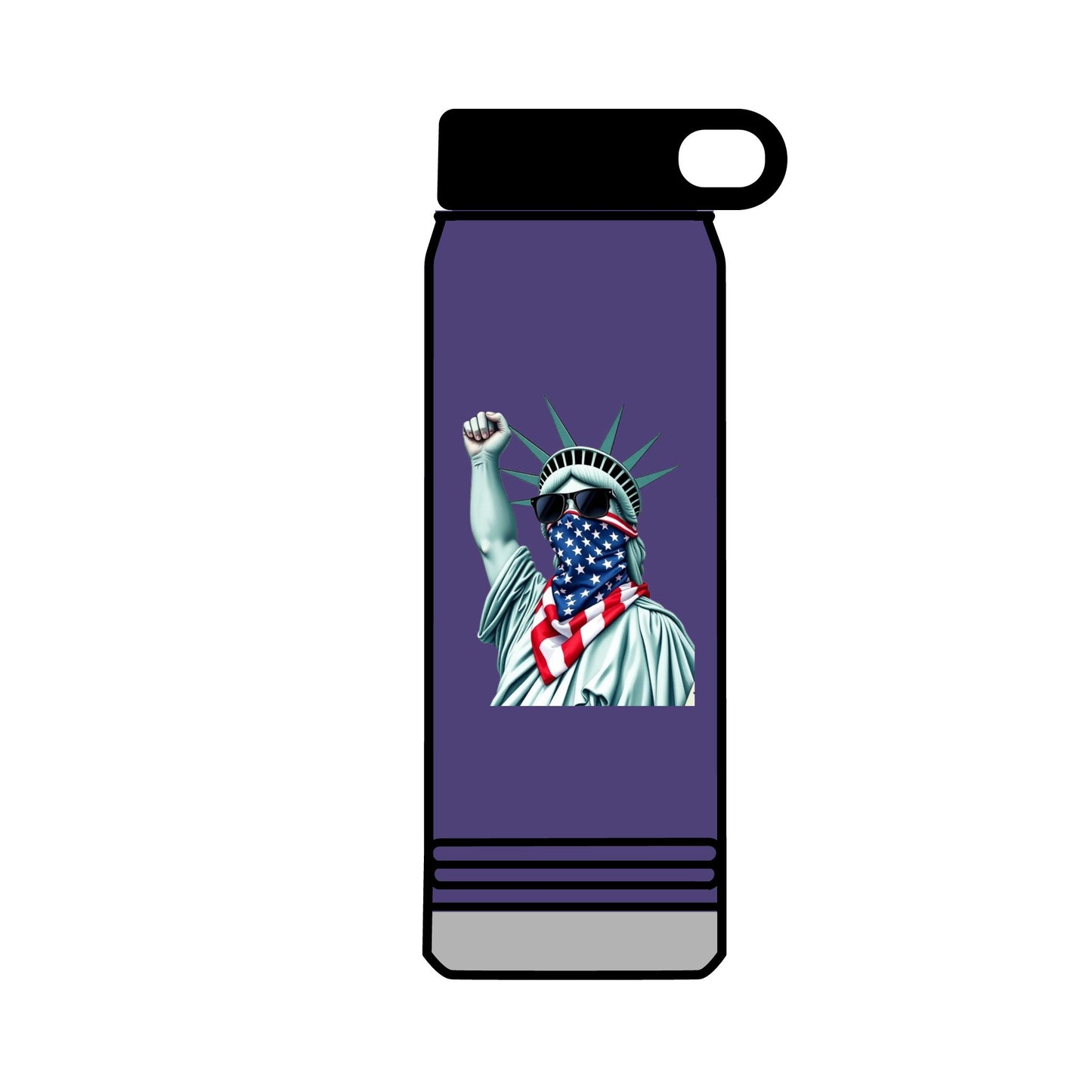 32oz Water Bottle #RESIST with Lady Liberty