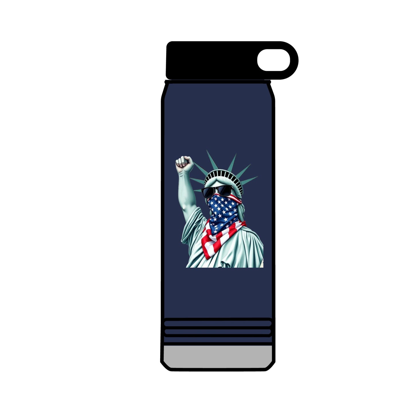 32oz Water Bottle #RESIST with Lady Liberty