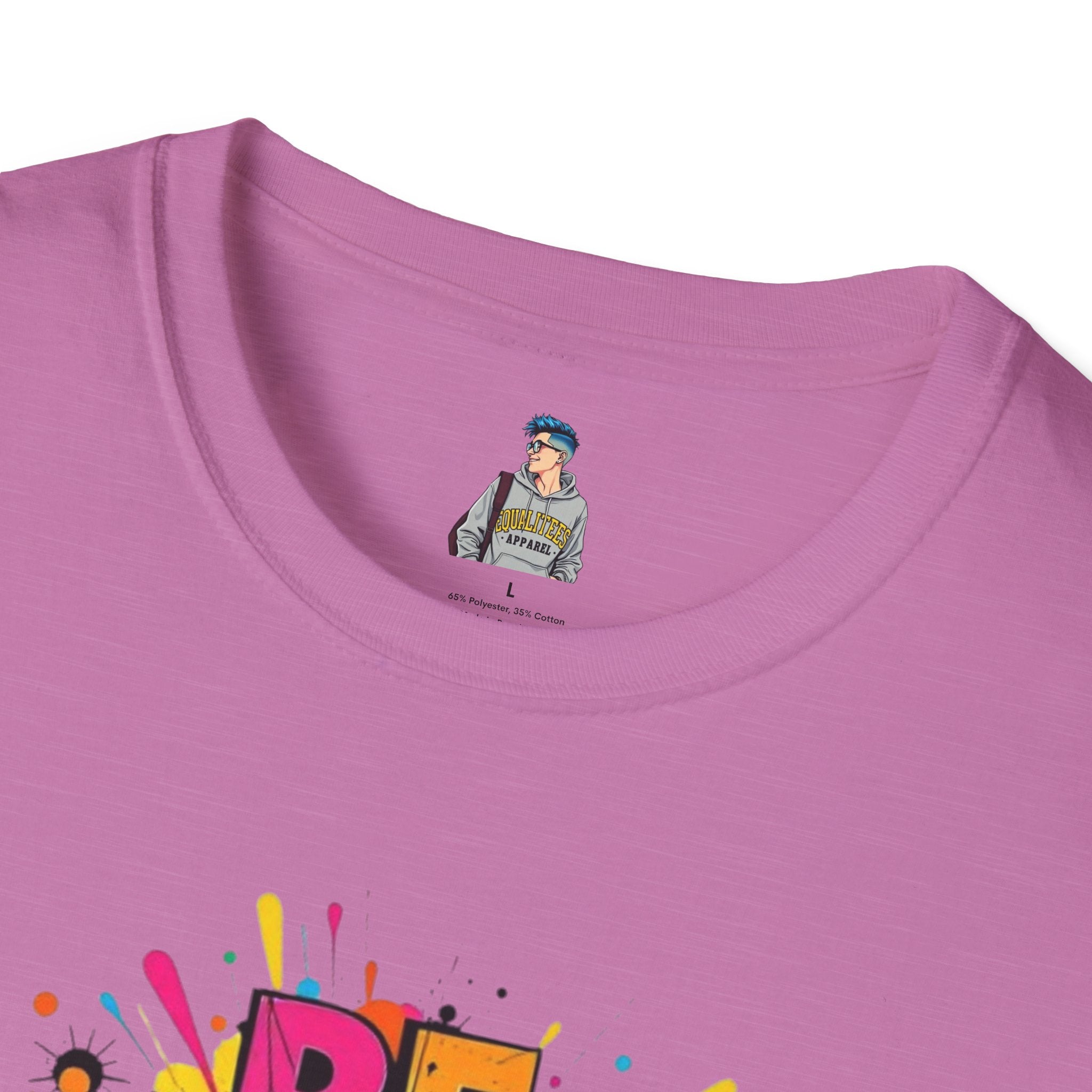 Be Weird Unisex Softstyle T-Shirt - Fun and Colorful Graphic Tee for Self-Expression