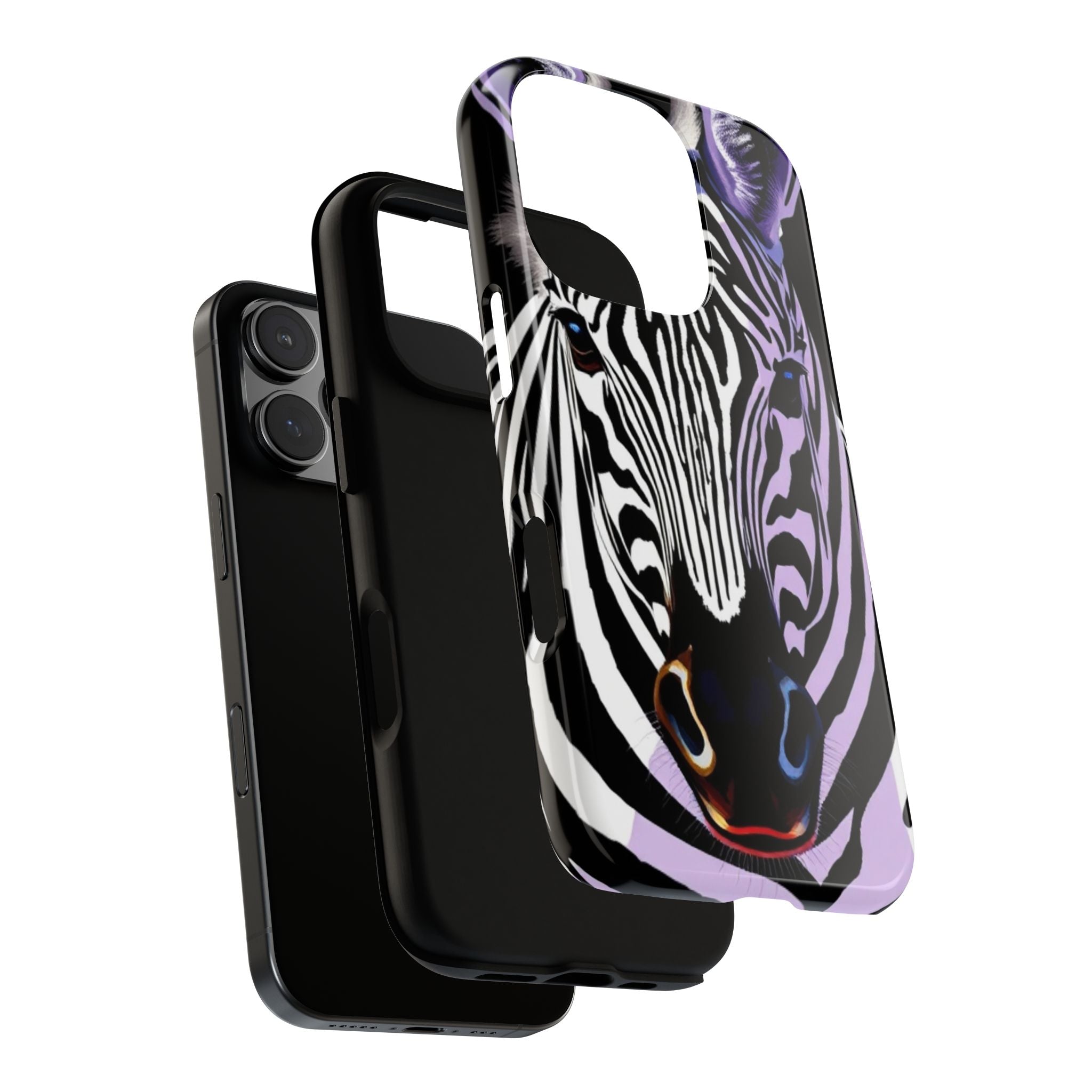 Android OR iPhone Compatible Cases - Zebra Design - Unique Tough Cases