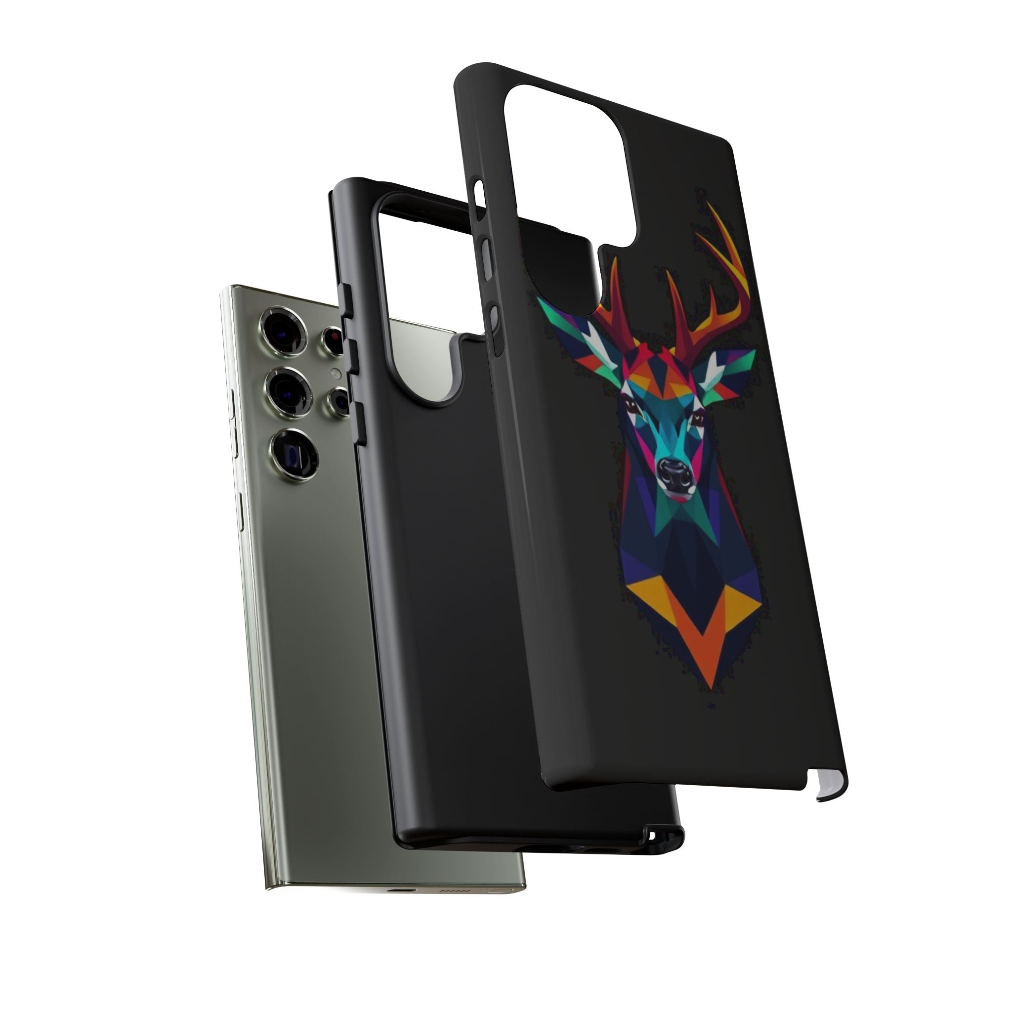 Colorful Fractal Deer Art Design Tough Case For Android & iPhone