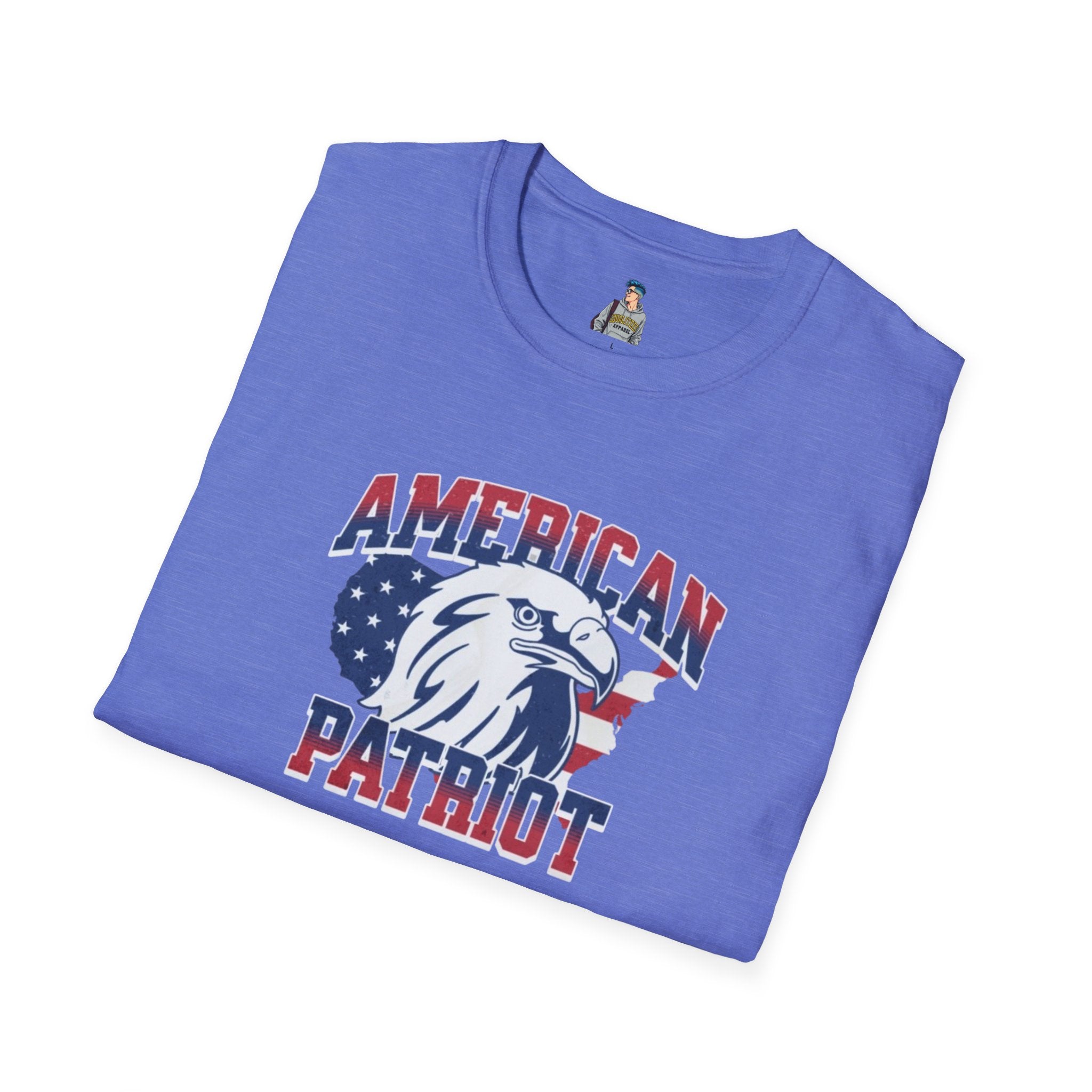 American Patriot - Keep Immigrants Deport Fascists Unisex T-Shirt - Celebrate Freedom & Diversity