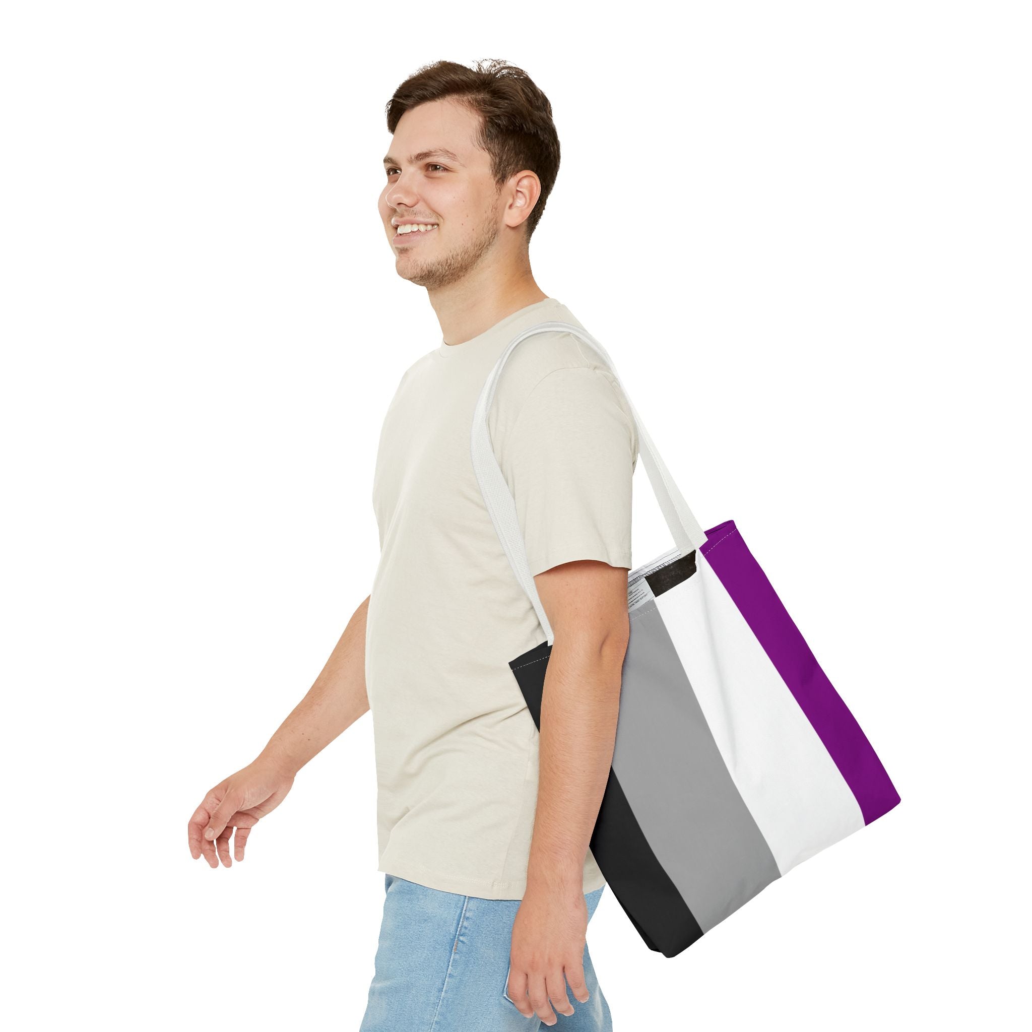 Asexual Pride Flag Tote Bag