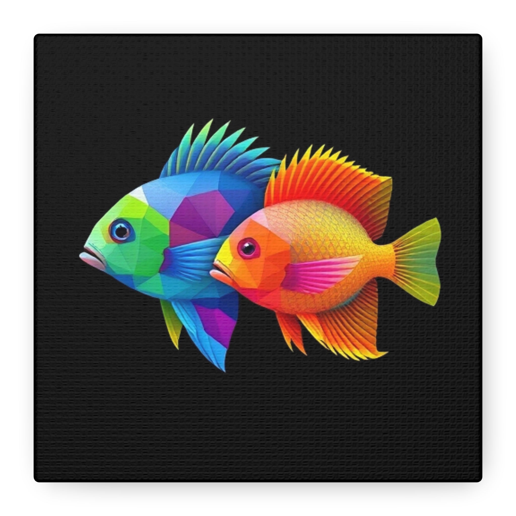 Colorful Fish Canvas Art - Vibrant Wall Decor for Aquatic Lovers